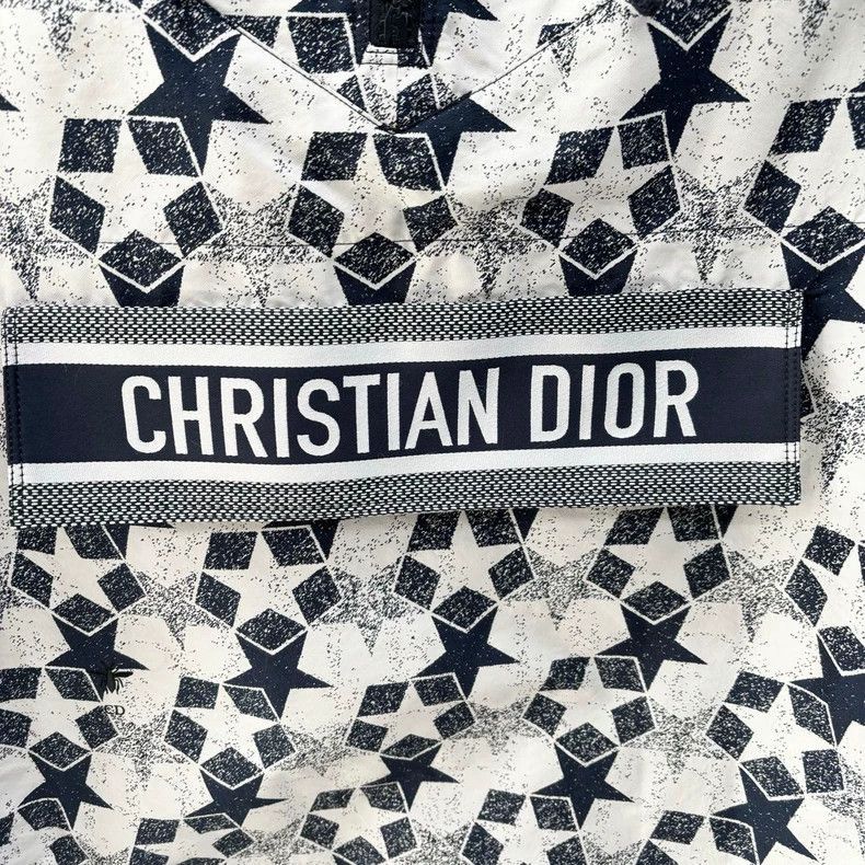 Dior Dior Logo Star Print Windbreaker Jacket-2506 Size S / US 4 / IT 40 - 3 Thumbnail
