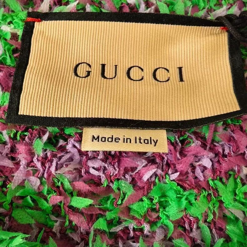Gucci gucci short sleeve knit top in green-2507 Size L / US 10 / IT 46 - 3 Thumbnail