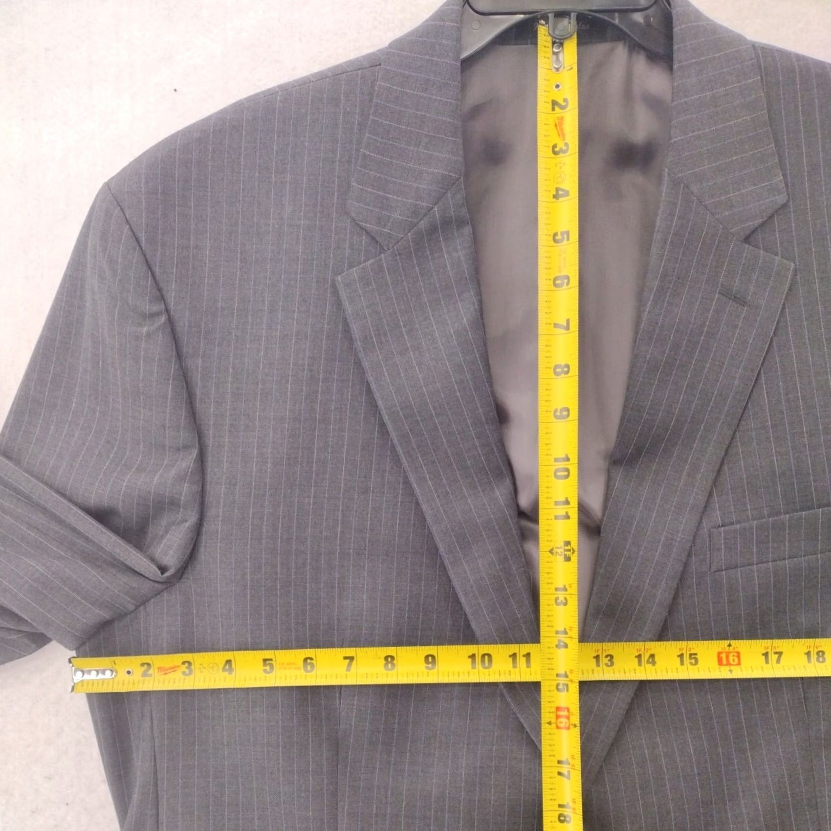 Ralph Lauren Lauren Ralph Lauren Green Label Blazer Mens 48R Gray Wool Blend Sport Coat Size 48R - 5 Thumbnail