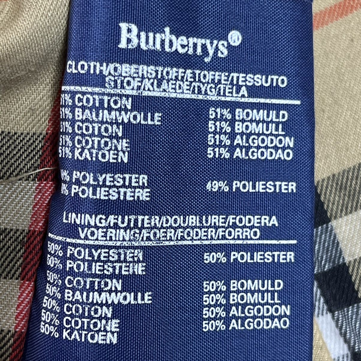 Burberry Burberrys Coat Trench Jacket Nova Check vintage Size US XL / EU 56 / 4 - 15 Thumbnail
