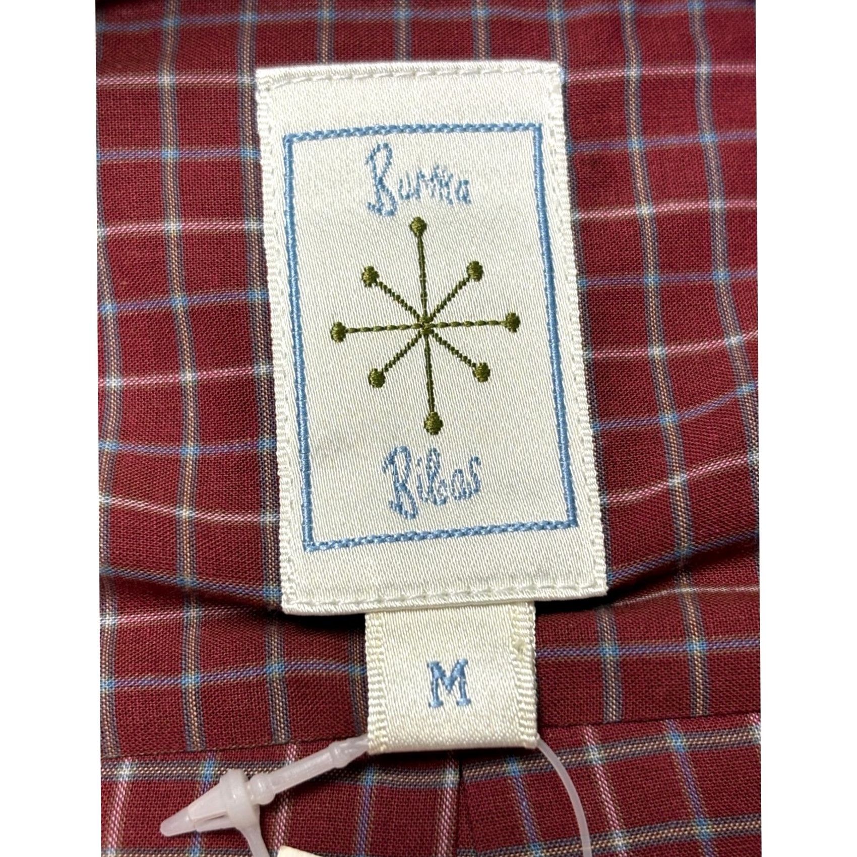 Vintage Nwt Burma Bibas Mens Button-Down Shirt Long Sleeve Checkered Cotton M Red Size US M / EU 48-50 / 2 - 5 Thumbnail