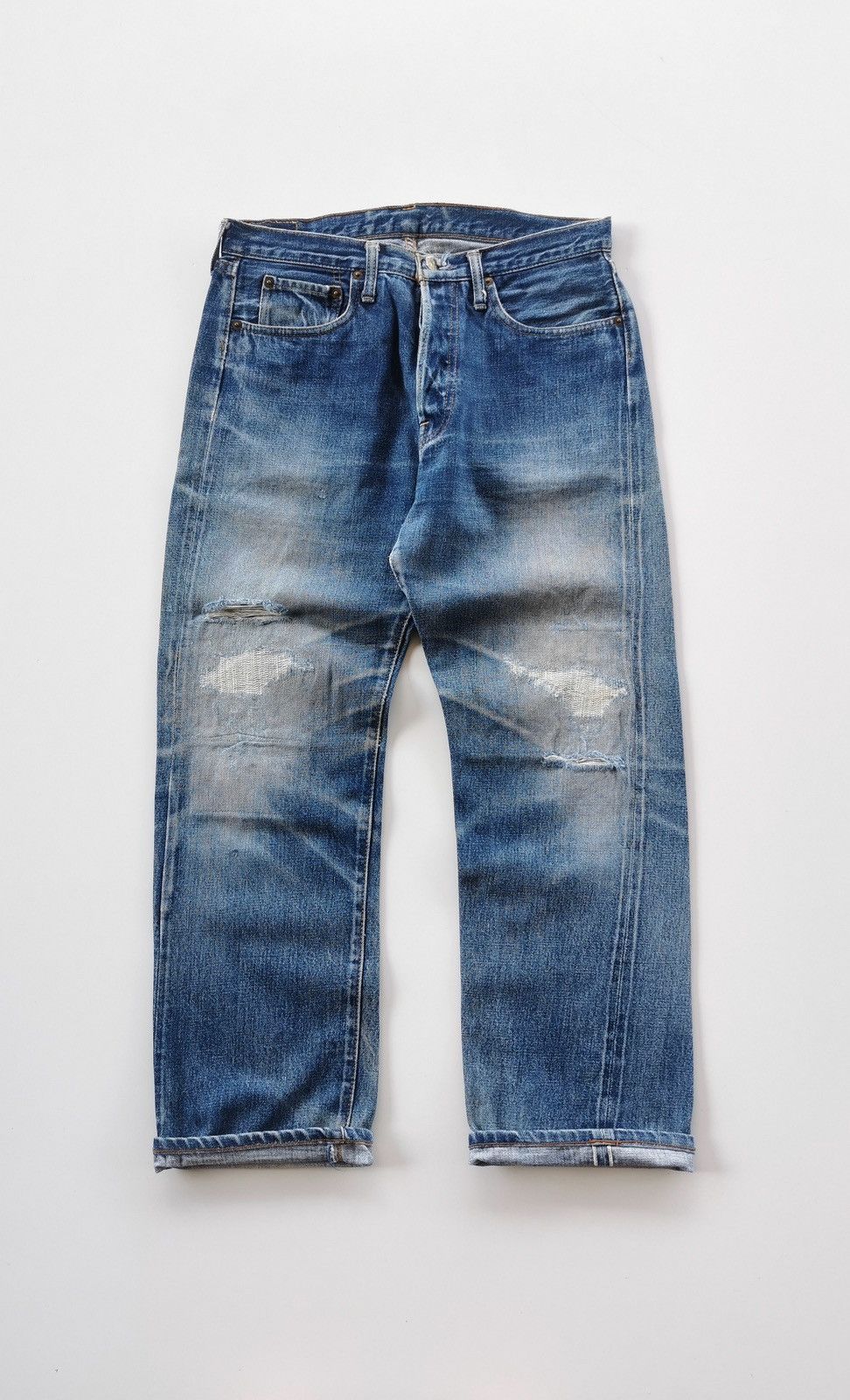 Denime Denime Japanese Brand Selvedge Jeans Size US 31 - 1 Thumbnail