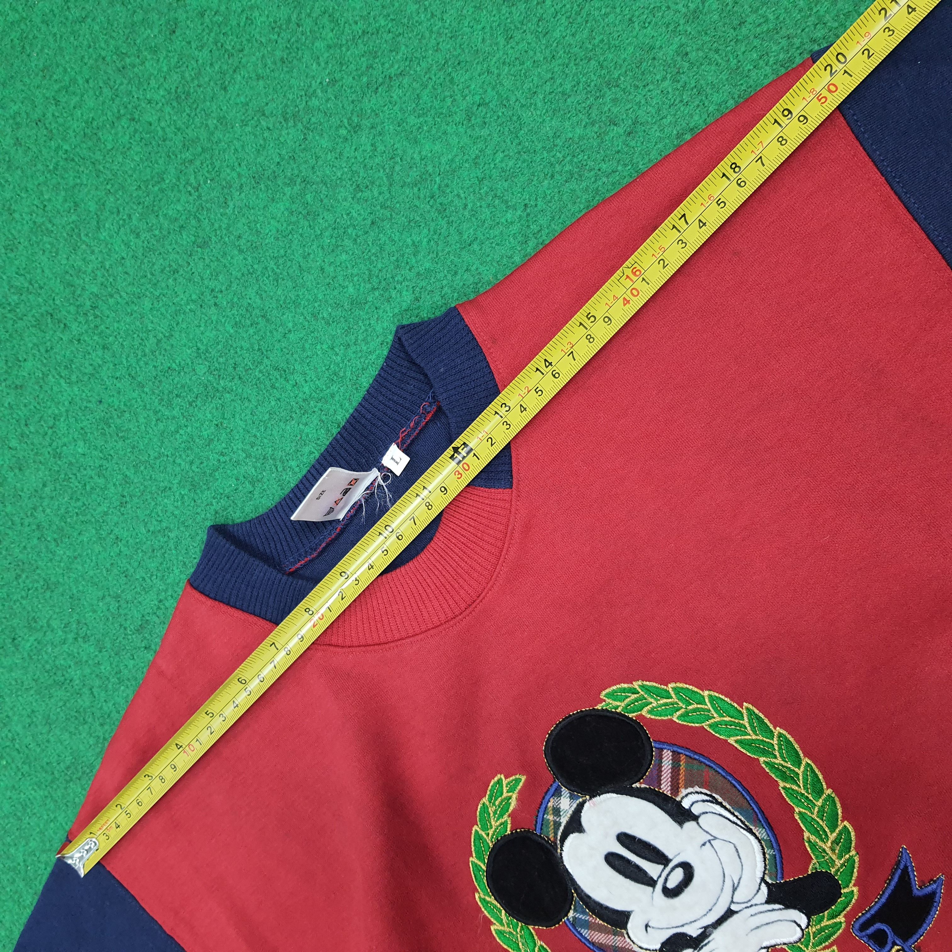 Mickey Unlimited Vintage 90s Disney Mickey Mouse Sweatshirt C279N6 Size US M / EU 48-50 / 2 - 9 Thumbnail