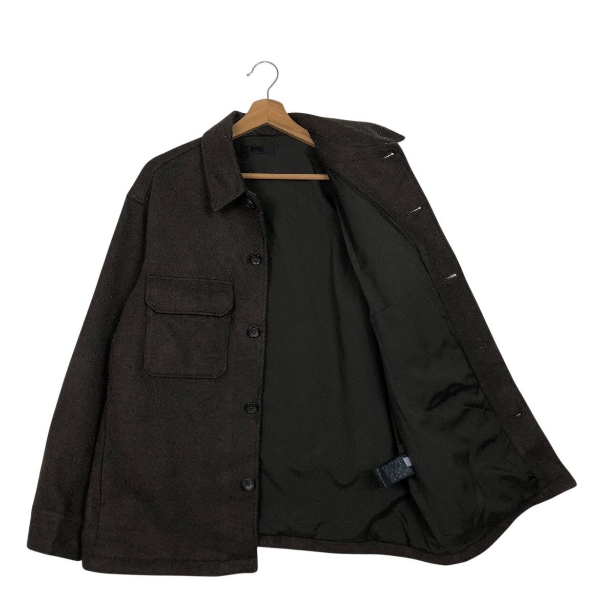 Japanese Brand Vintage Uniqlo Dark Brown Work Jacket Utility Issey Miyake Size US M / EU 48-50 / 2 - 12 Thumbnail