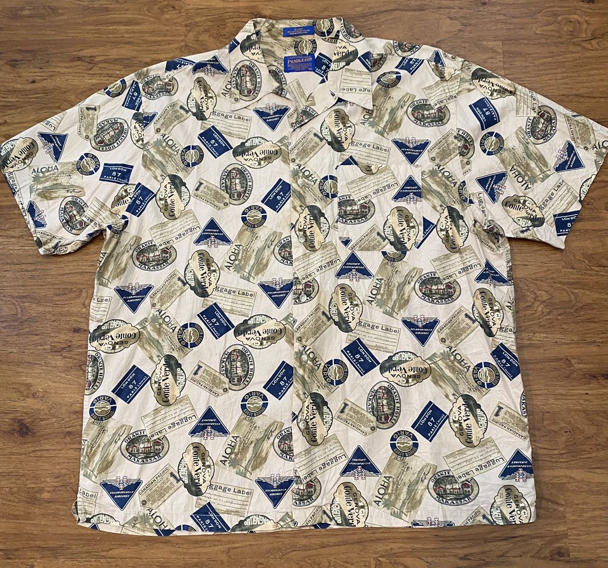Pendleton Vintage 90’s Pendleton Aloha Hawaiian Shirt Men’s XL Paris Size US XL / EU 56 / 4 - 1 Thumbnail