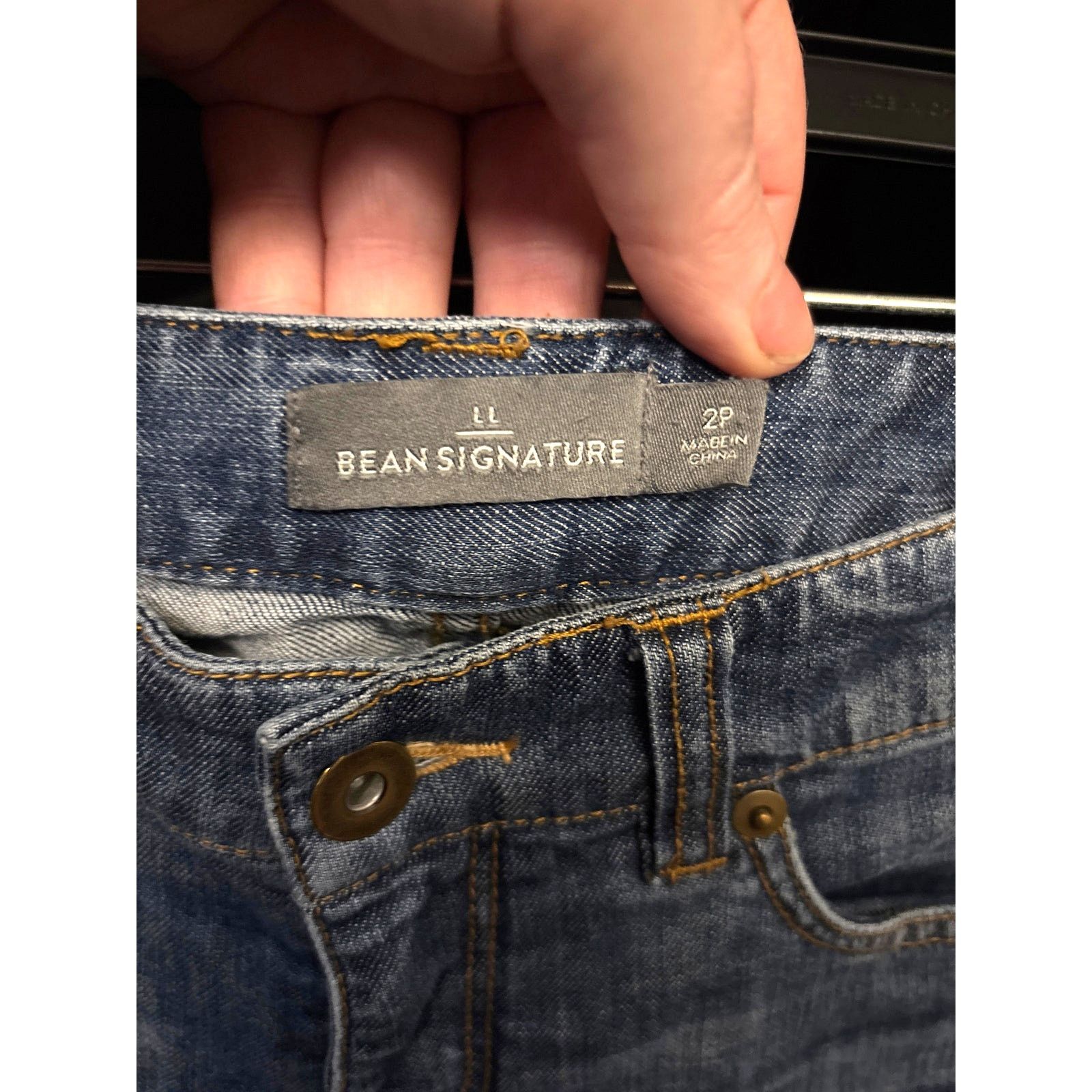 L.L. Bean L.L. Bean Signature Jeans Size 26" / US 2 / IT 38 - 3 Thumbnail