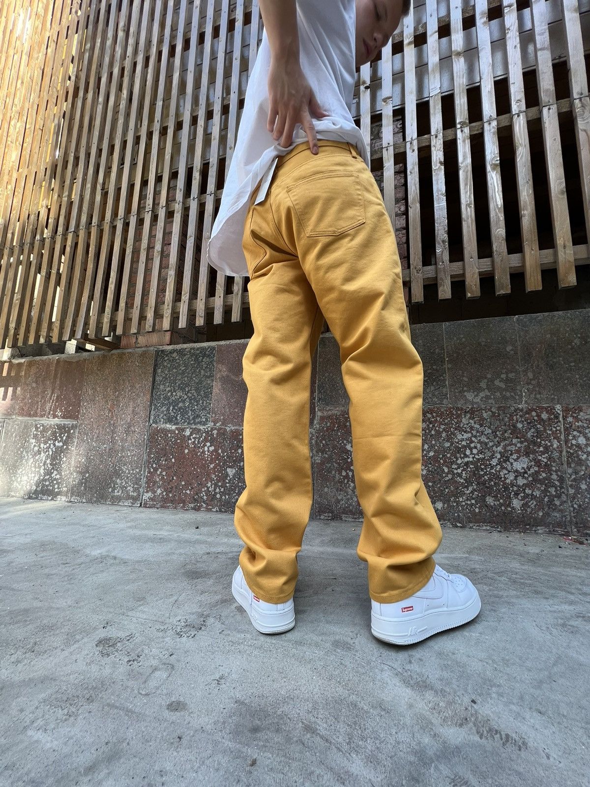 Calvin Klein × Heron Preston Heron Preston Calvin Klein Orange 2.0 Jeans Size US 30 / EU 46 - 10 Thumbnail