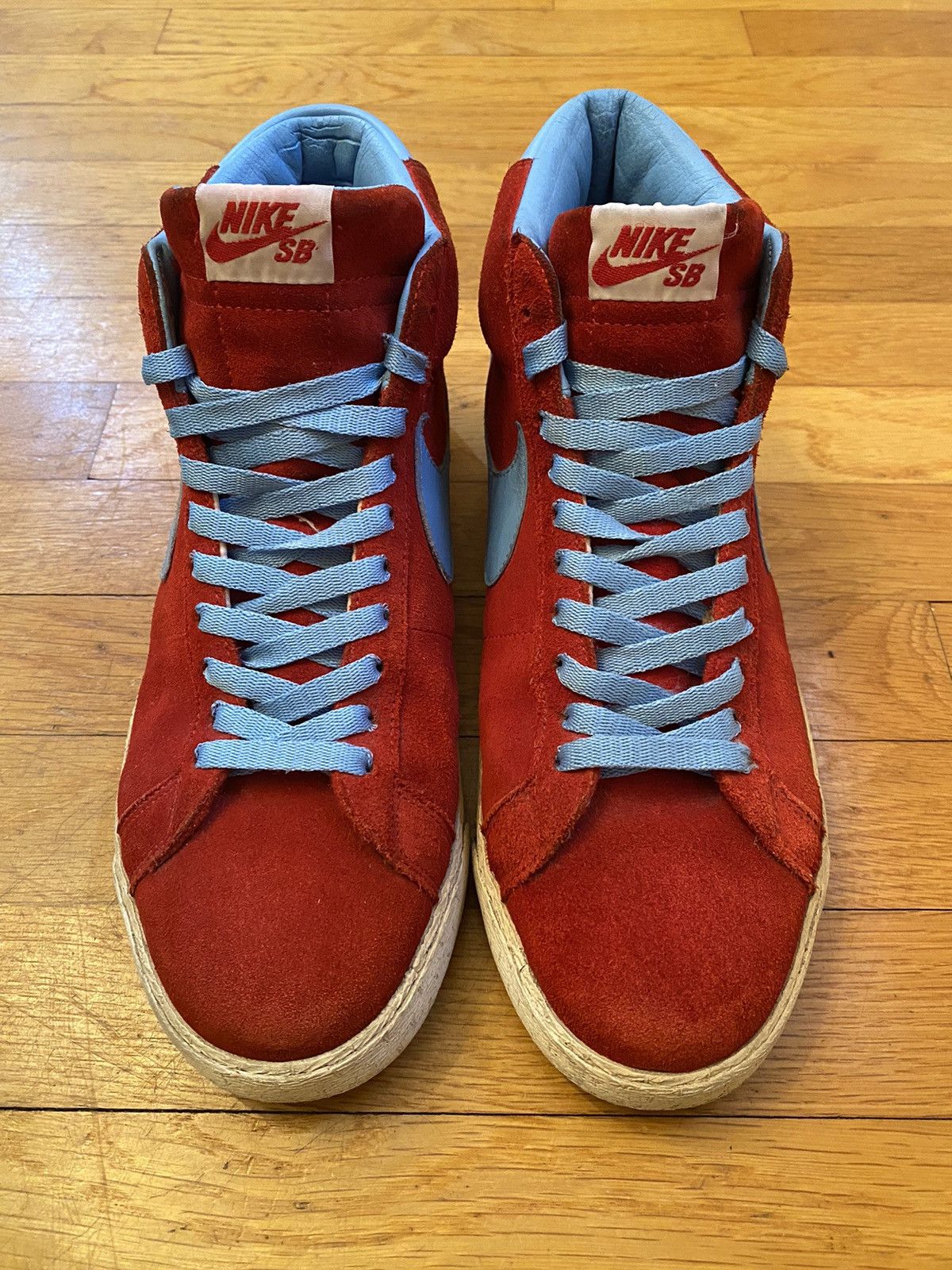 image of Nike Vanilla Ice Blazer Shoes in Red, Men's (Size 10)