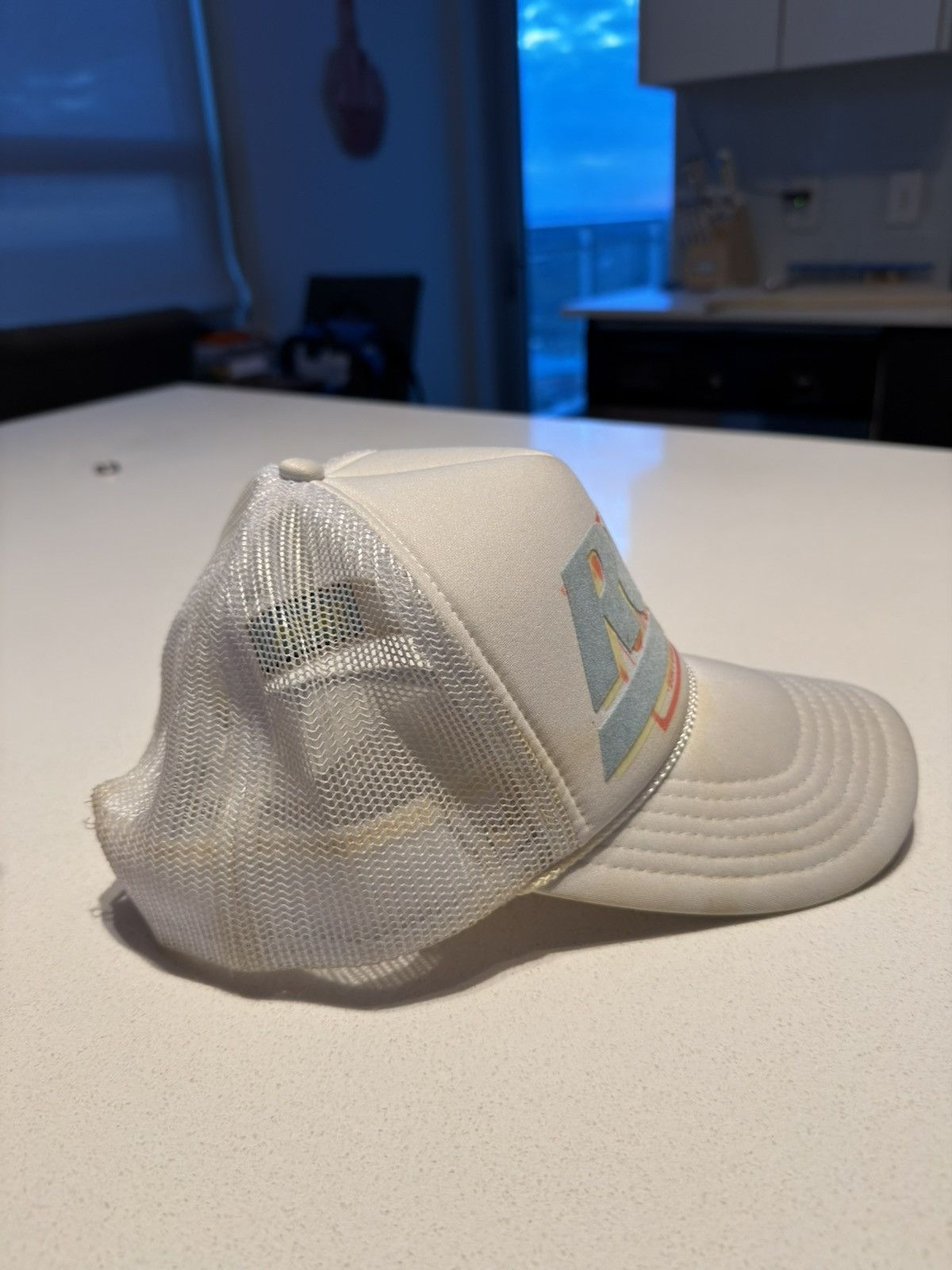 RGB Freight RGB Freight White/Blue Logo Trucker Hat Size ONE SIZE - 2 Thumbnail