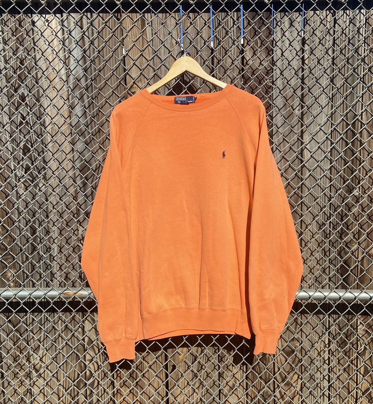 Polo Ralph Lauren × Vintage Vintage 90’s Polo Ralph Lauren Faded Essential Crewneck Size US M / EU 48-50 / 2 - 2 Thumbnail