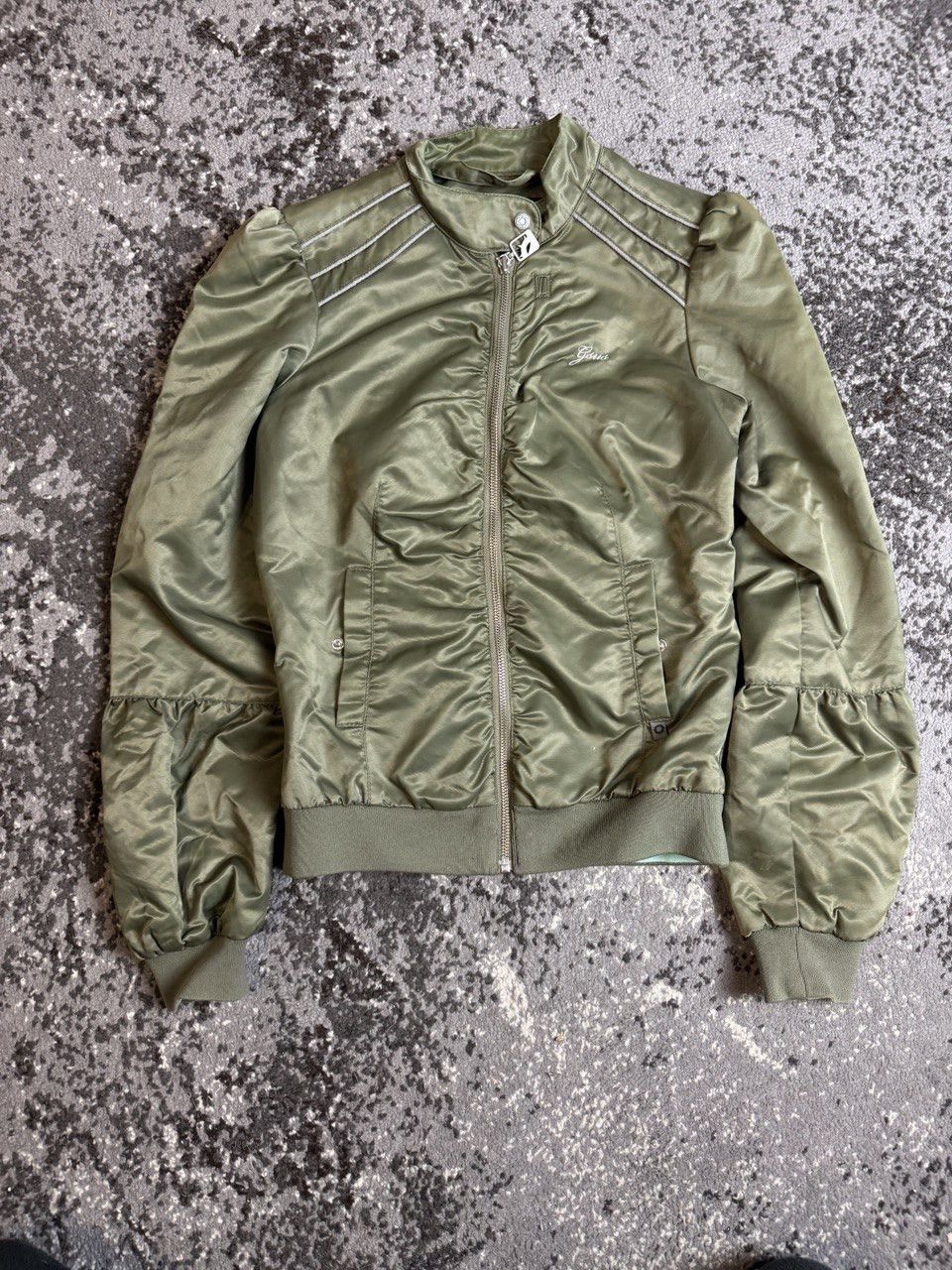 GSUS Sindustries × Vintage Vintage Y2K Gsus Sindustries Avantga Flat Head Stork Bomber Size US S / EU 44-46 / 1 - 1 Thumbnail