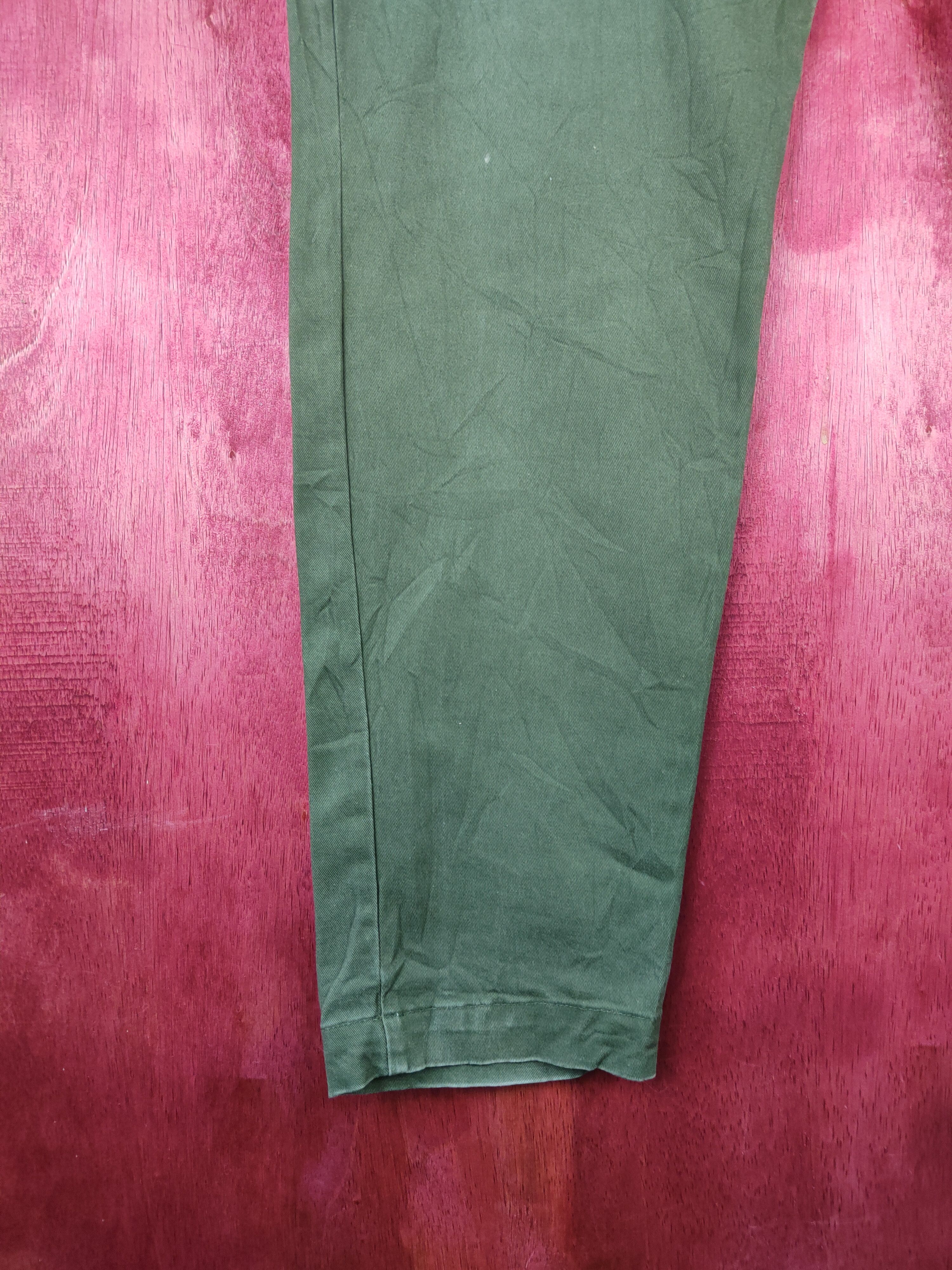 Japanese Brand Improves Army Green Multipocket Tactical Cargo Pants #S1288 Size US 33 - 4 Thumbnail