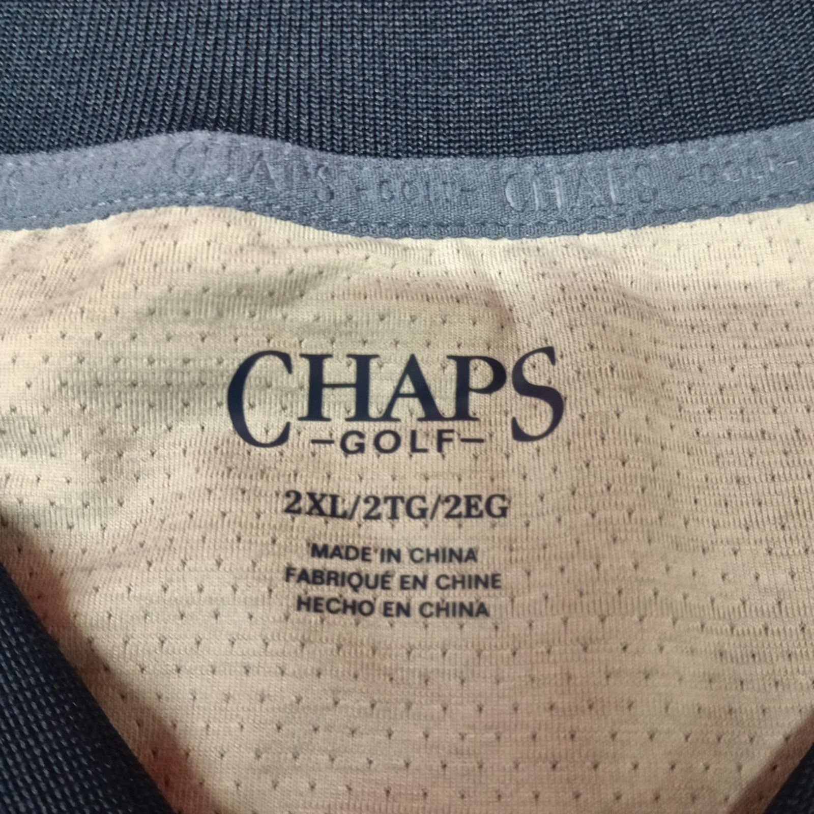 Chaps Chaps Golf Core Polo Shirt Men's 2XL Blue 4-Way Stretch Size US XXL / EU 58 / 5 - 3 Thumbnail