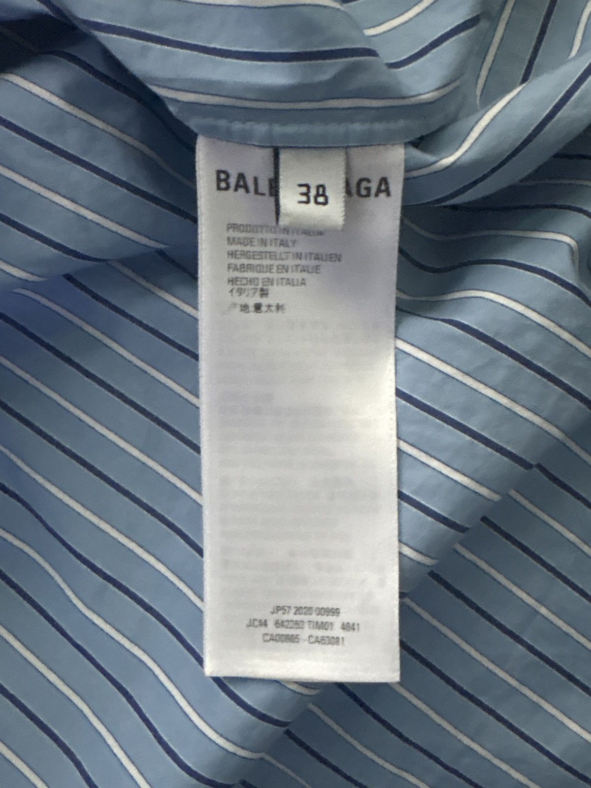 Balenciaga Balenciaga “Hooded Cocoon” Shirt Size US L / EU 52-54 / 3 - 4 Thumbnail