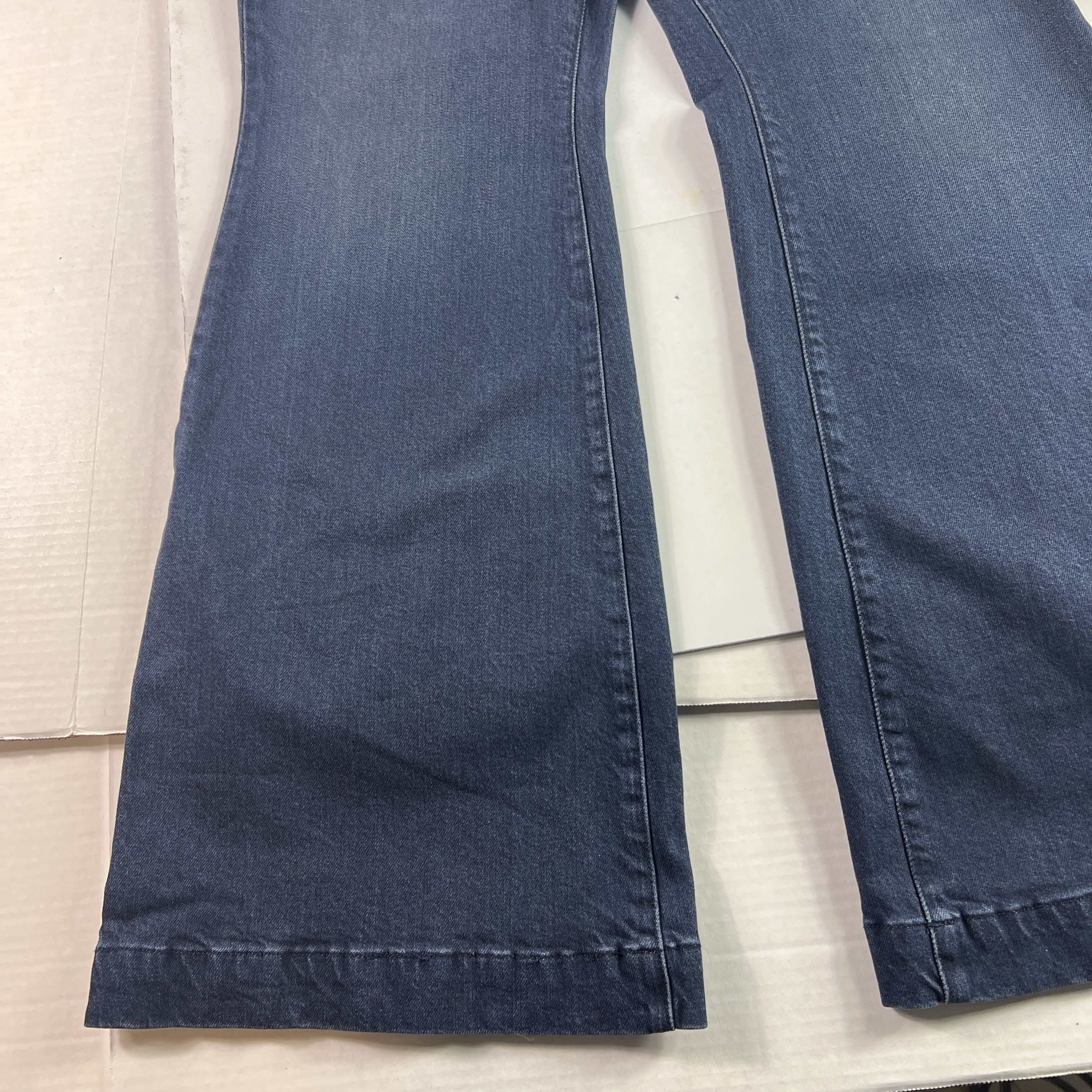 Good American Good American Jean Good Legs Flare High Rise Dark Blue Denim Size 40" / US 18 - 6 Thumbnail