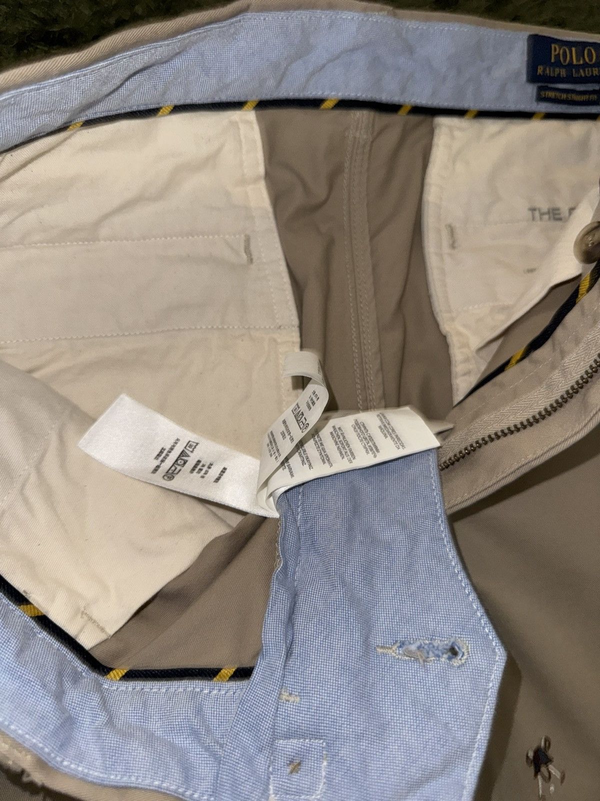 Polo Ralph Lauren [31x32] Polo Ralph Lauren Over Embroidered Logo Chino Pants Size US 31 - 5 Thumbnail