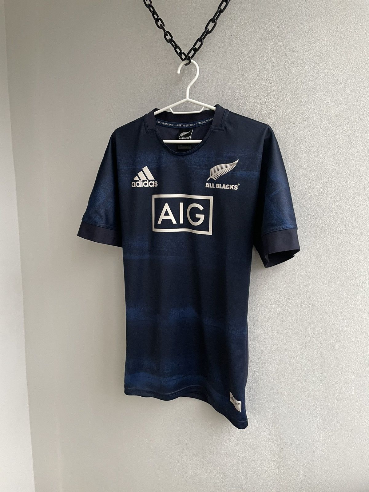 All Blacks Adidas Parley All Blacks Rugby Jersey New Zealand Rugby 2019 Size US M / EU 48-50 / 2 - 2 Thumbnail