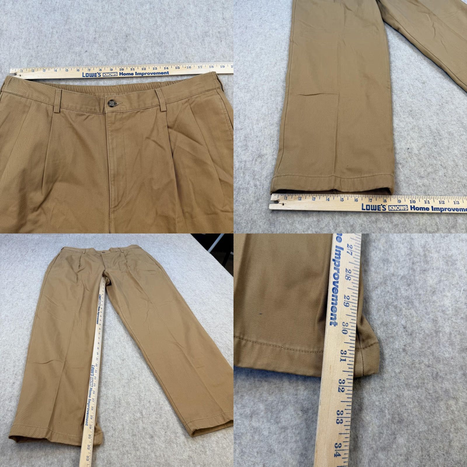 Vintage **L.L.Bean Mens Comfort Waist Pants 40x32 Brown Chino** User: L.L.Bean Mens Comfort Waist Pants 40x32 Brown Chino Size US 40 / EU 56 - 8 Thumbnail