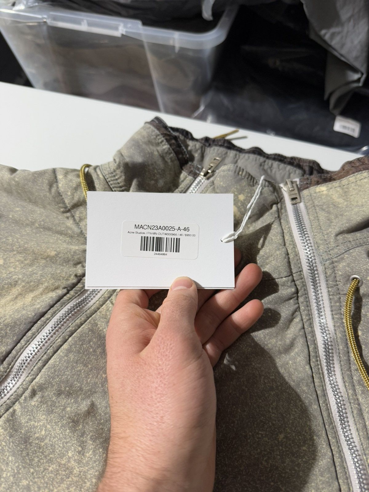 Acne Studios Muddy Puffer Double Half Zip Pullover Size US S / EU 44-46 / 1 - 13 Thumbnail
