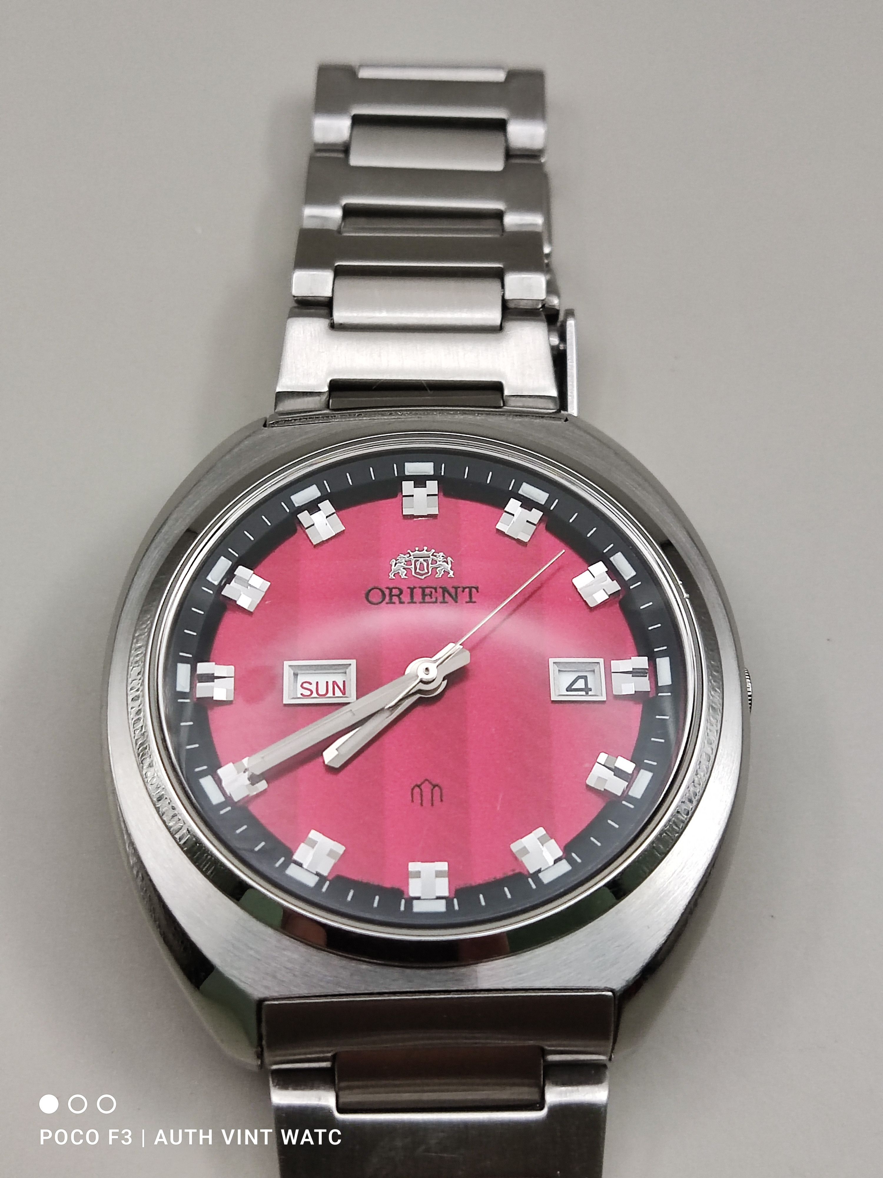 Orient Authentic Orient Red Dial Anti-magnetic Men Watch Size ONE SIZE - 7 Thumbnail