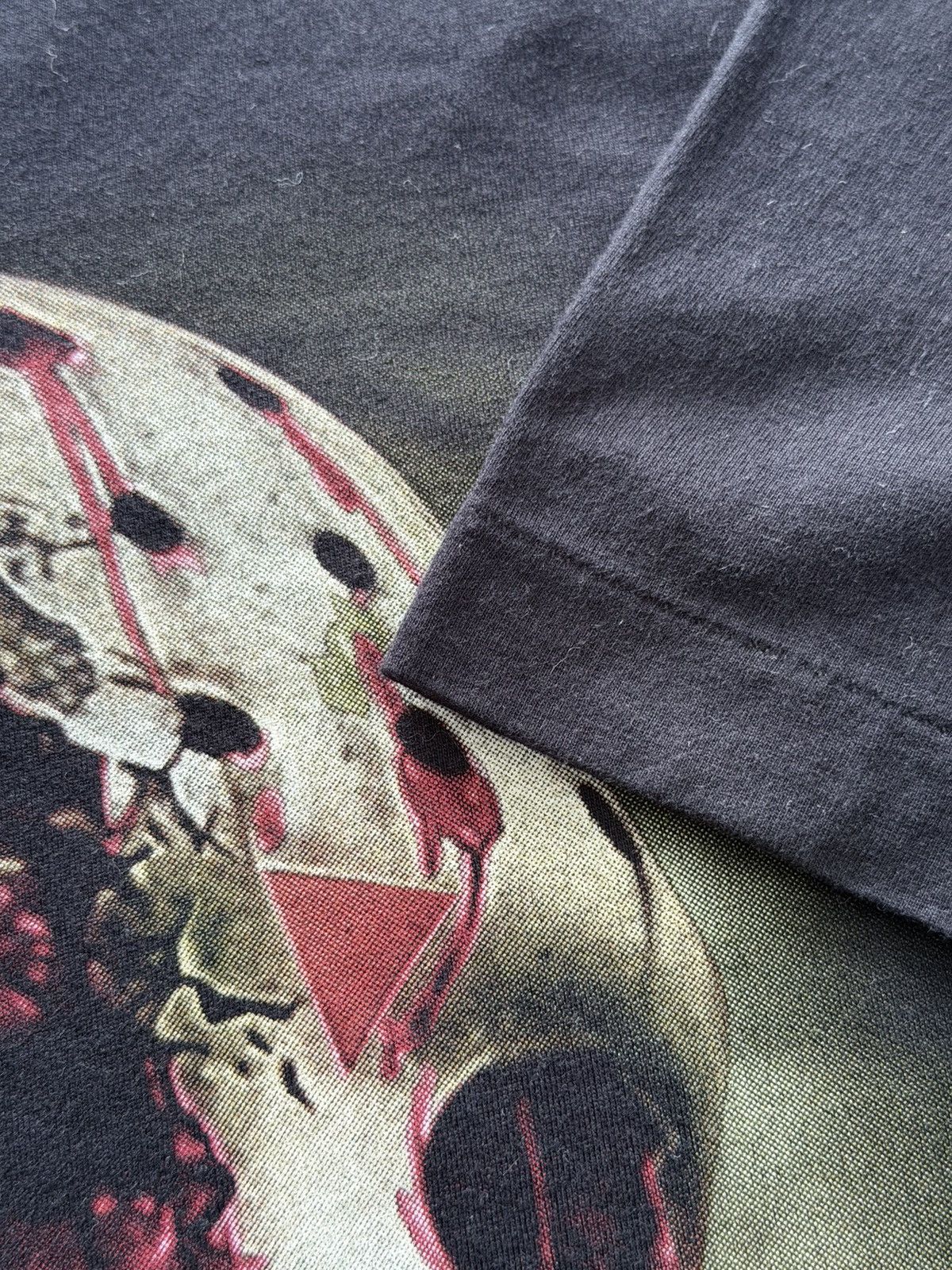 Vintage Vintage 90s Jason Voorhees Friday 13 Bootleg T-Shirt Tee Size US XL / EU 56 / 4 - 4 Thumbnail