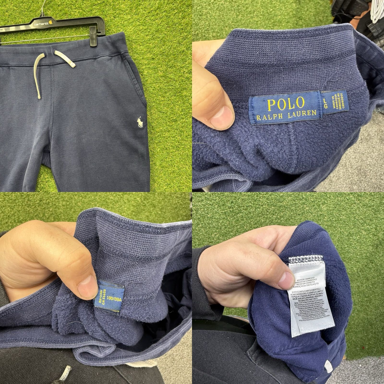 Polo Ralph Lauren Polo Ralph Lauren Sweatpants Mens Large Drawstring Comfort Lounge Thick Blue Polo Ralph Lauren Sweatpants Mens L Blue Athleisure Logo 2000s Size US L / EU 52-54 / 3 - 8 Thumbnail