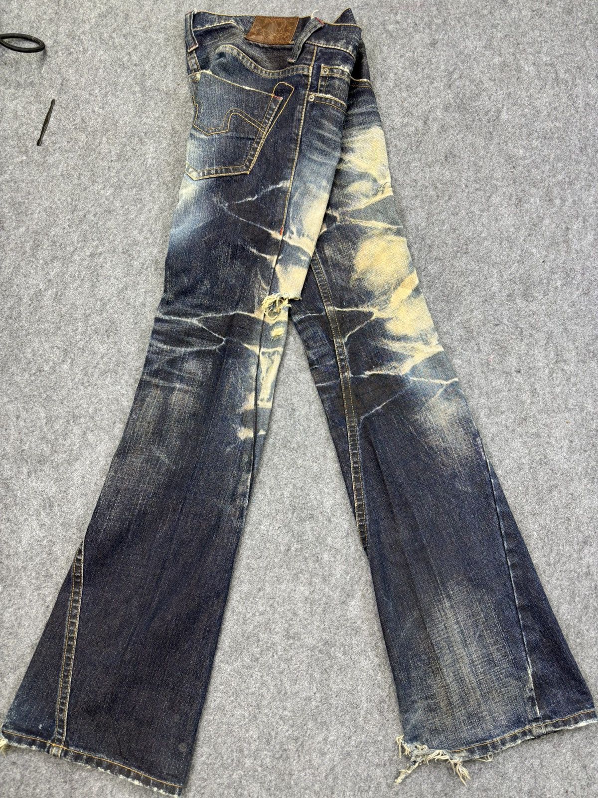 Tornado Mart 💥Archval SuperFlare💥Tornado Mart Artisanal Fade Denim F912 Size US 34 / EU 50 - 21 Thumbnail