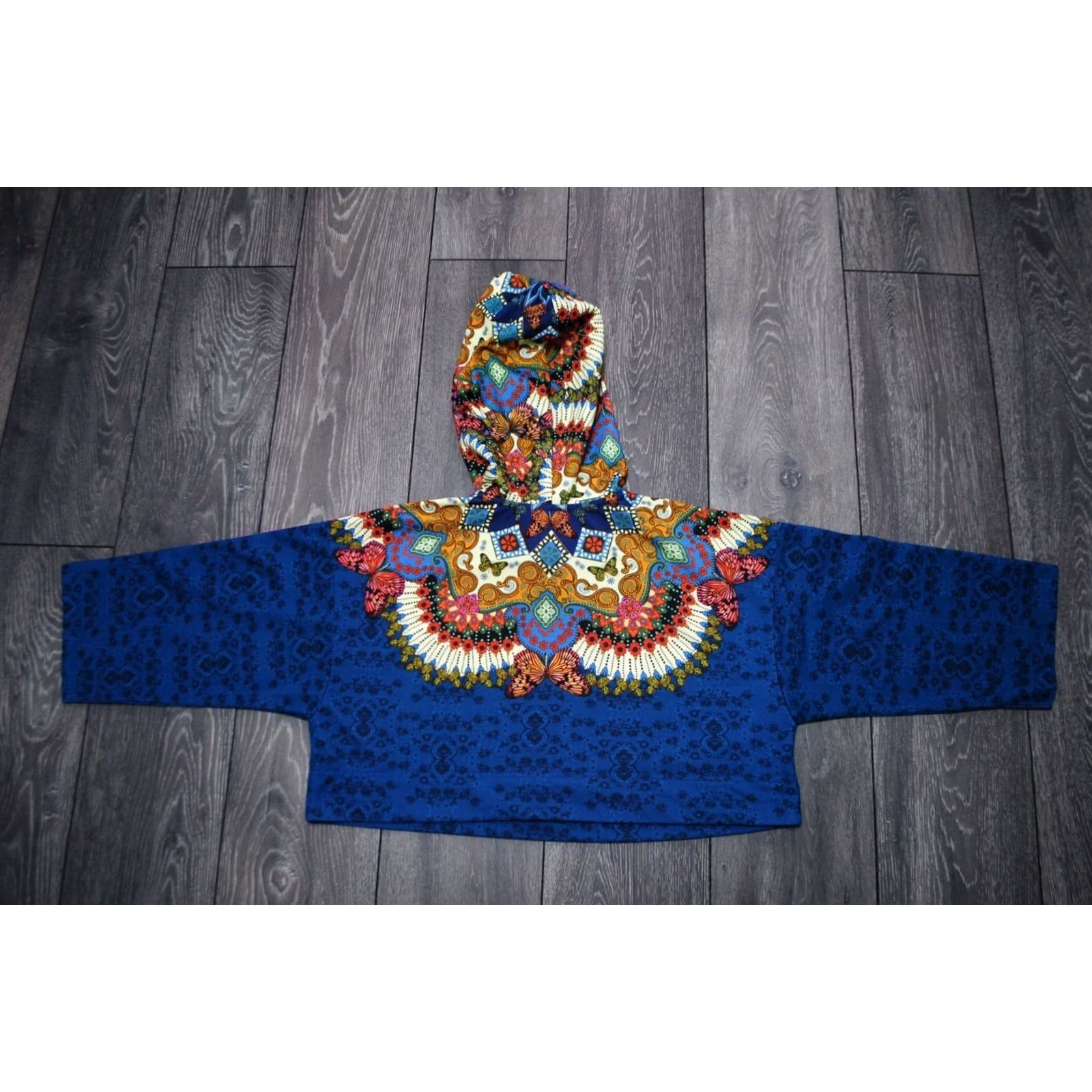 Adidas ADIDAS ORIGINALS BORBOMIX FARM CROPPED TOP HOODIE WOMENS L BR5140 ORIGINAL CREWNECK FARM WOMENS Size L / US 10 / IT 46 - 6 Thumbnail