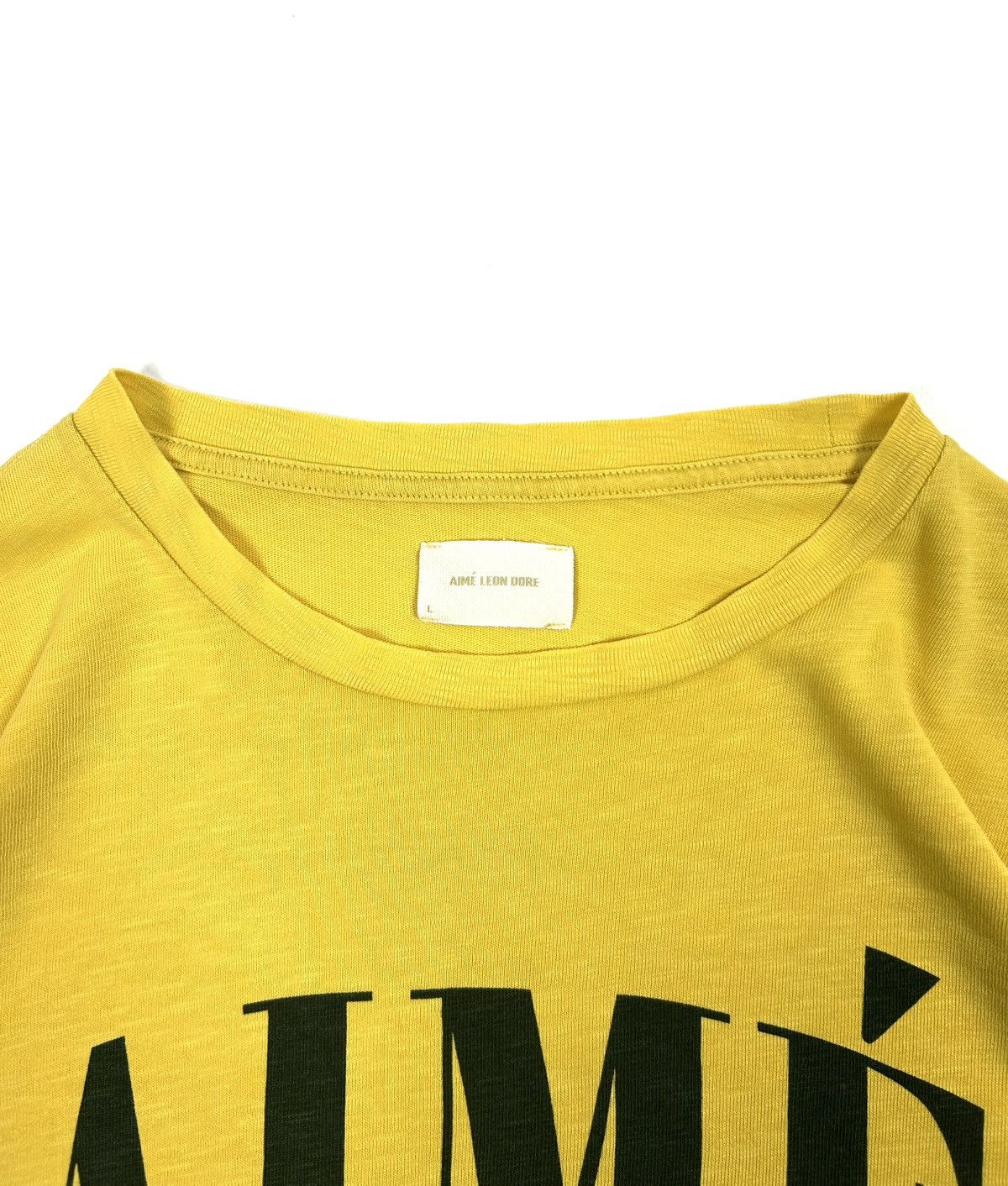 Aime Leon Dore Aimé Leon Dore AIME Logo Tee Yellow L Streetwear Essential Size US L / EU 52-54 / 3 - 9 Thumbnail