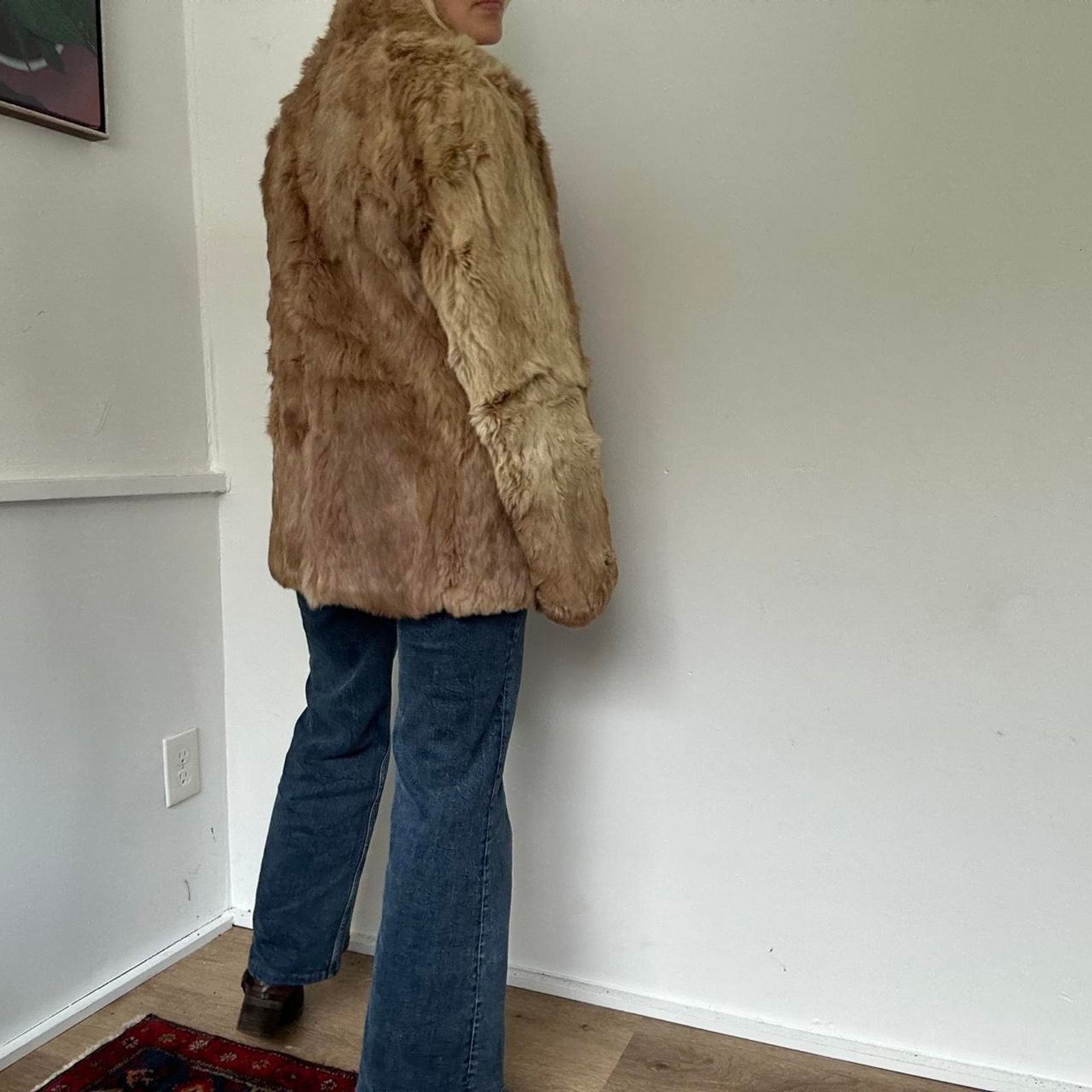 Other Vintage YSL / Saint Laurent Fur Coat with Drawstring (M) Size M / US 6-8 / IT 42-44 - 7 Thumbnail