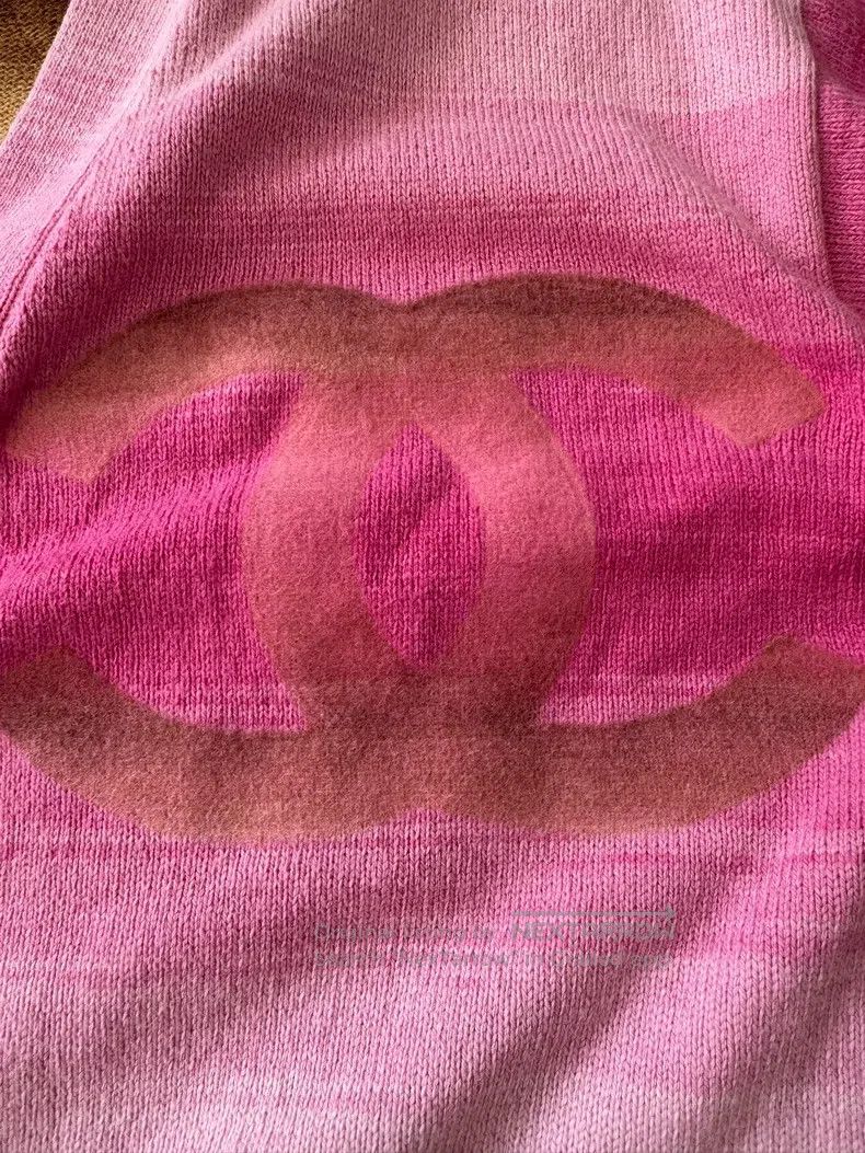 Chanel Chanel Pink knitted cardigan of the early spring vacation Size S / US 4 / IT 40 - 5 Thumbnail