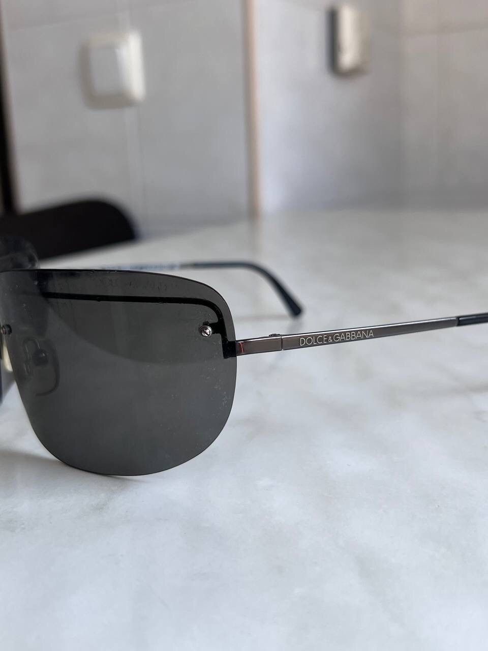 Dolce & Gabbana Dolce & Gabbana Y2K Mask Sunglasses Black Eyewear Used Size ONE SIZE - 2 Thumbnail