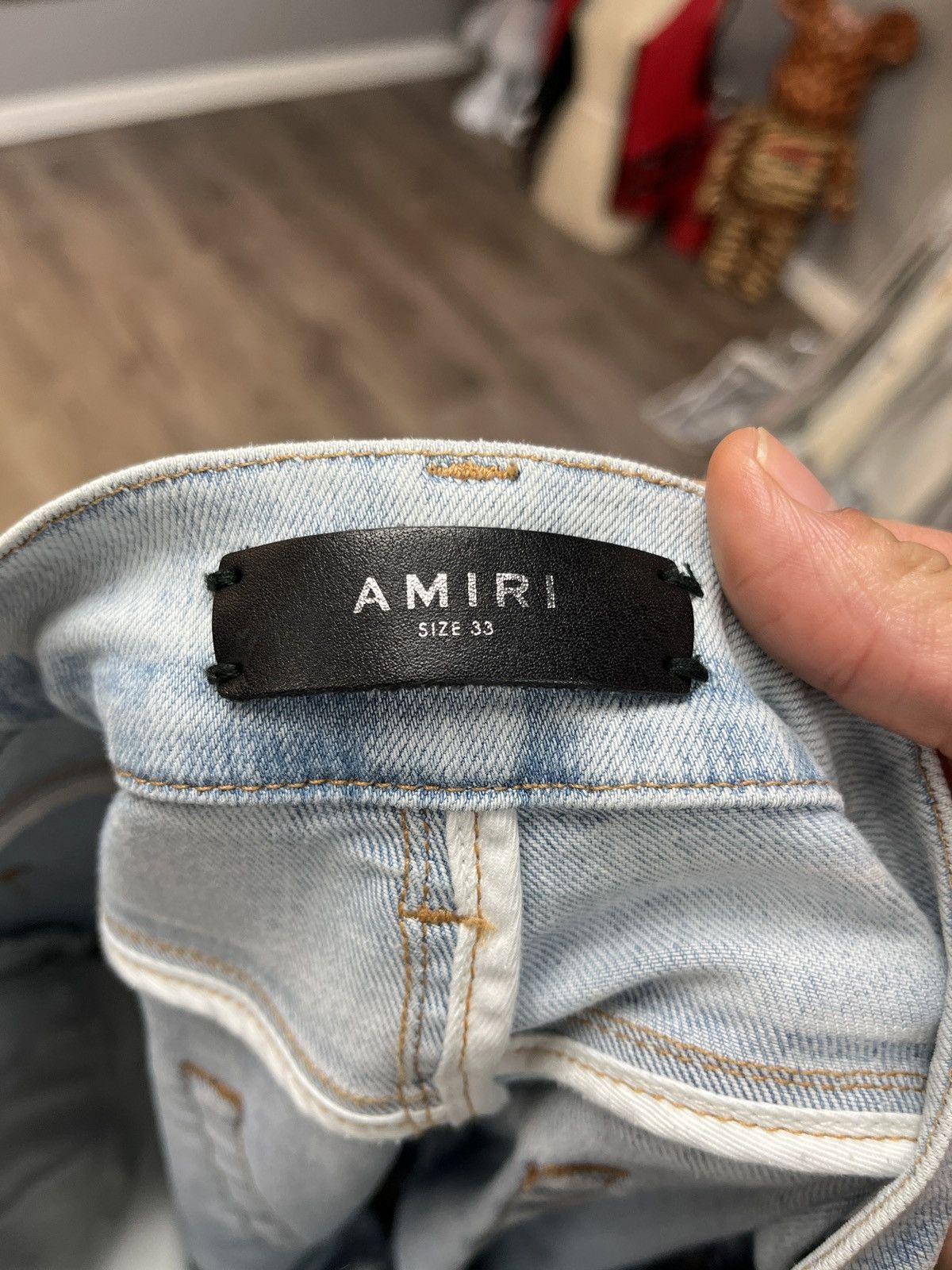 Amiri Amiri Blue Jean Size US 33 - 3 Thumbnail