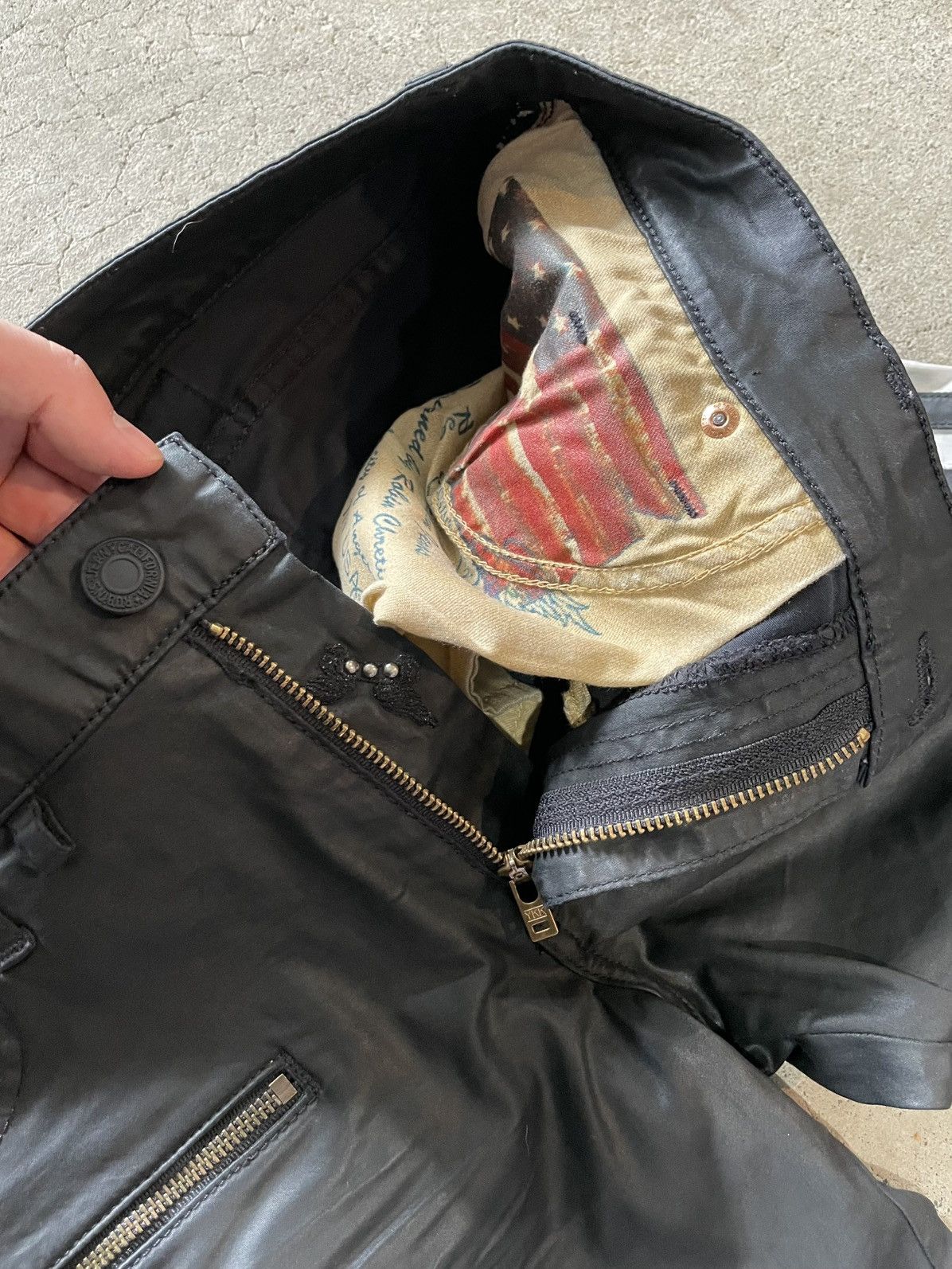 Robins Jeans Robins Jean Biker Denim Size US 32 / EU 48 - 16 Thumbnail