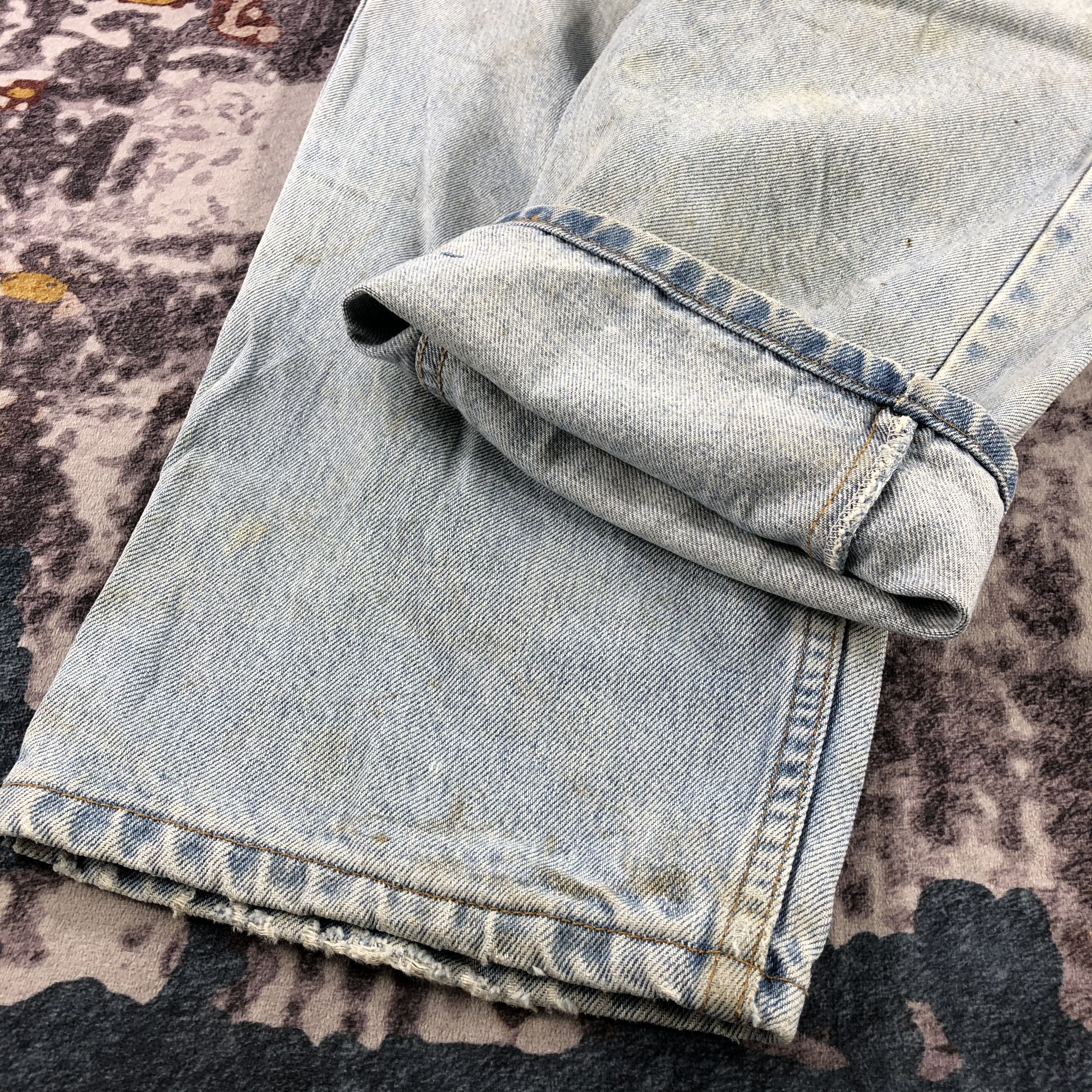 Levi's × Vintage Vintage 90s Blue Wash Levis 550 Jeans-JM2963 Size US 35 - 9 Thumbnail