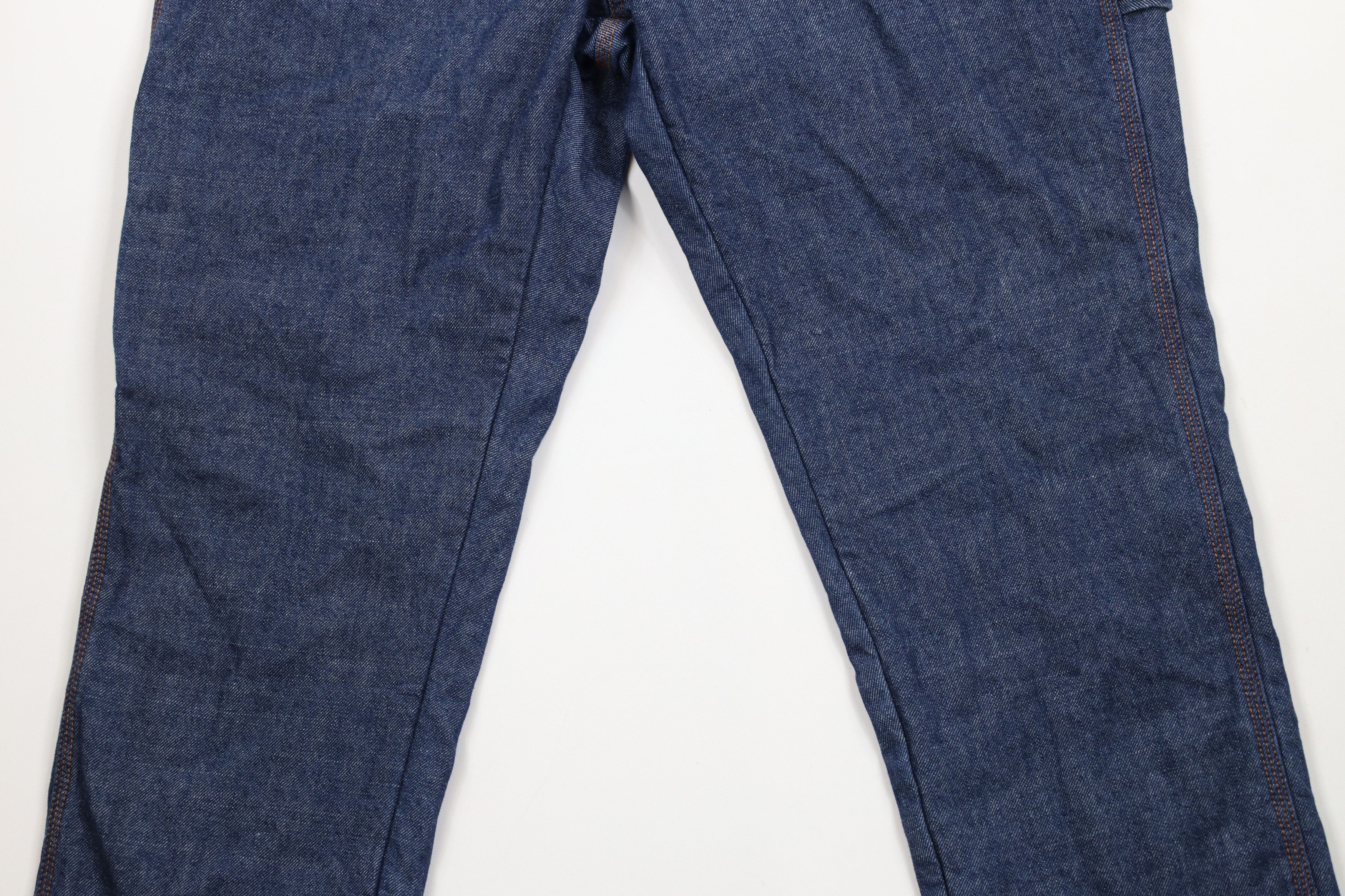 Vintage Vintage 90s Streetwear Lined Insulated Denim Jeans Blue Size US 36 / EU 52 - 4 Thumbnail