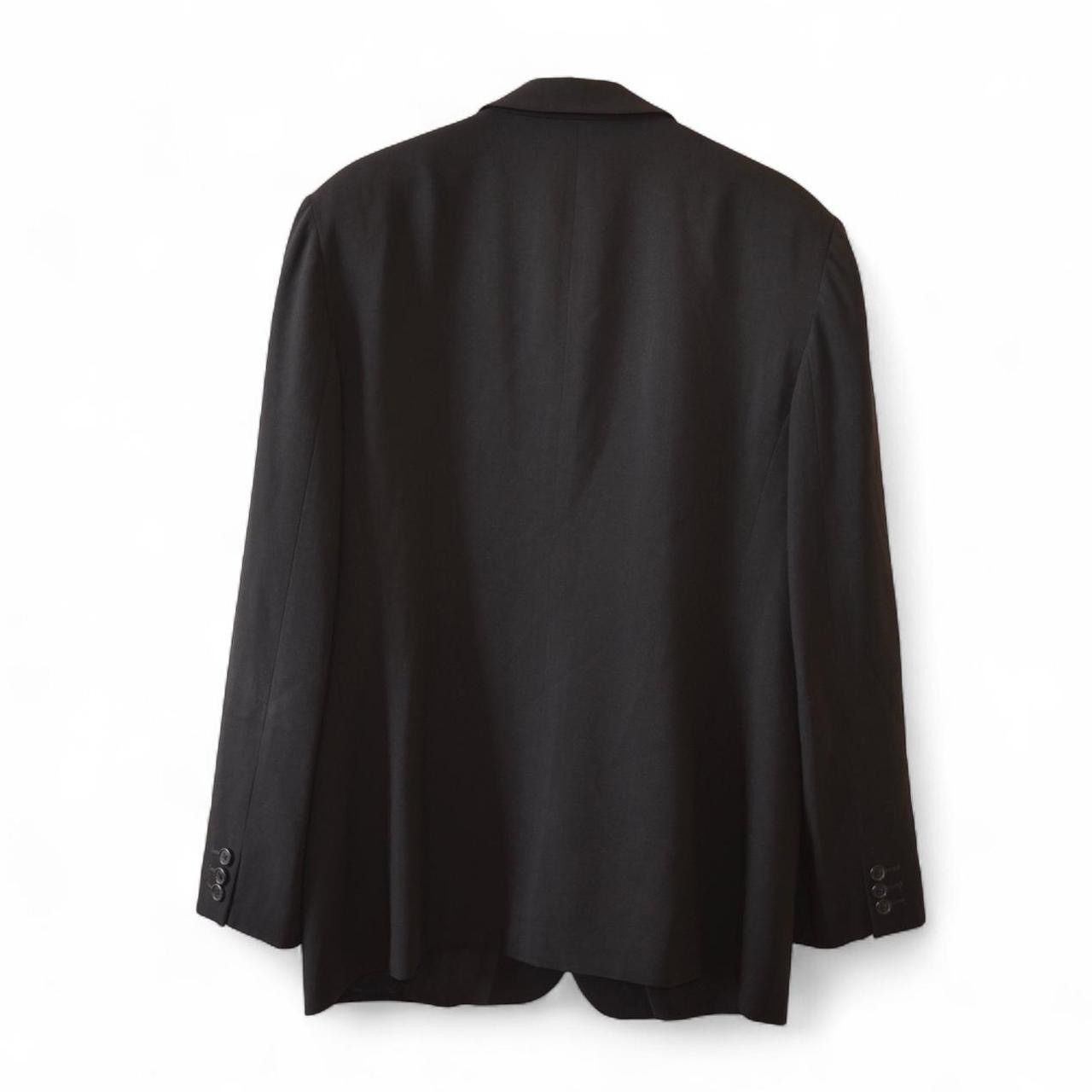 Giorgio Armani Giorgio Armani Classico women's black wool blazer 48 = 38 US Size 38R - 4 Thumbnail