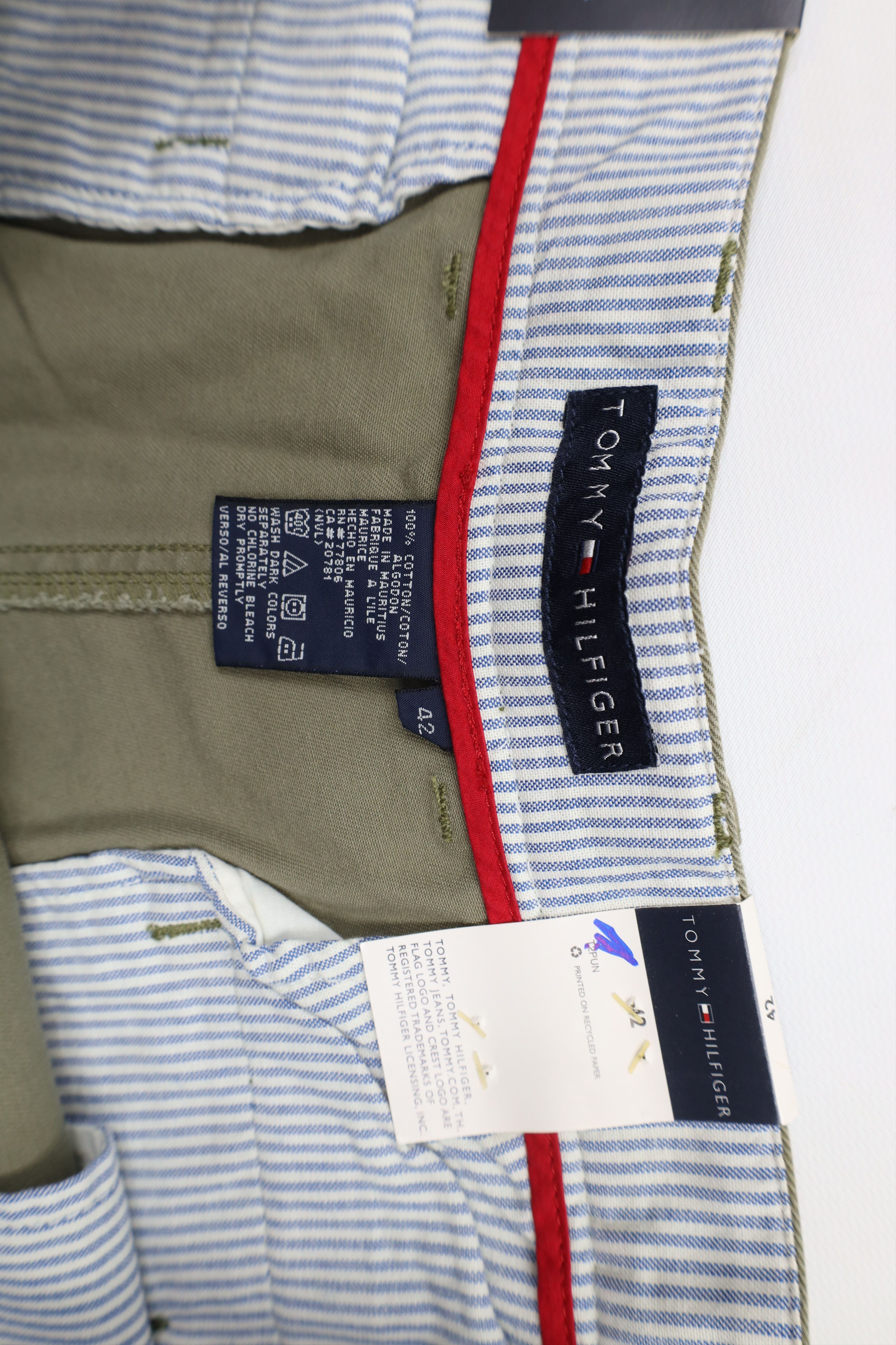 Tommy Hilfiger × Vintage Deadstock Vintage Y2K Tommy Hilfiger Fit Cargo Shorts Green Size US 42 / EU 58 - 7 Thumbnail