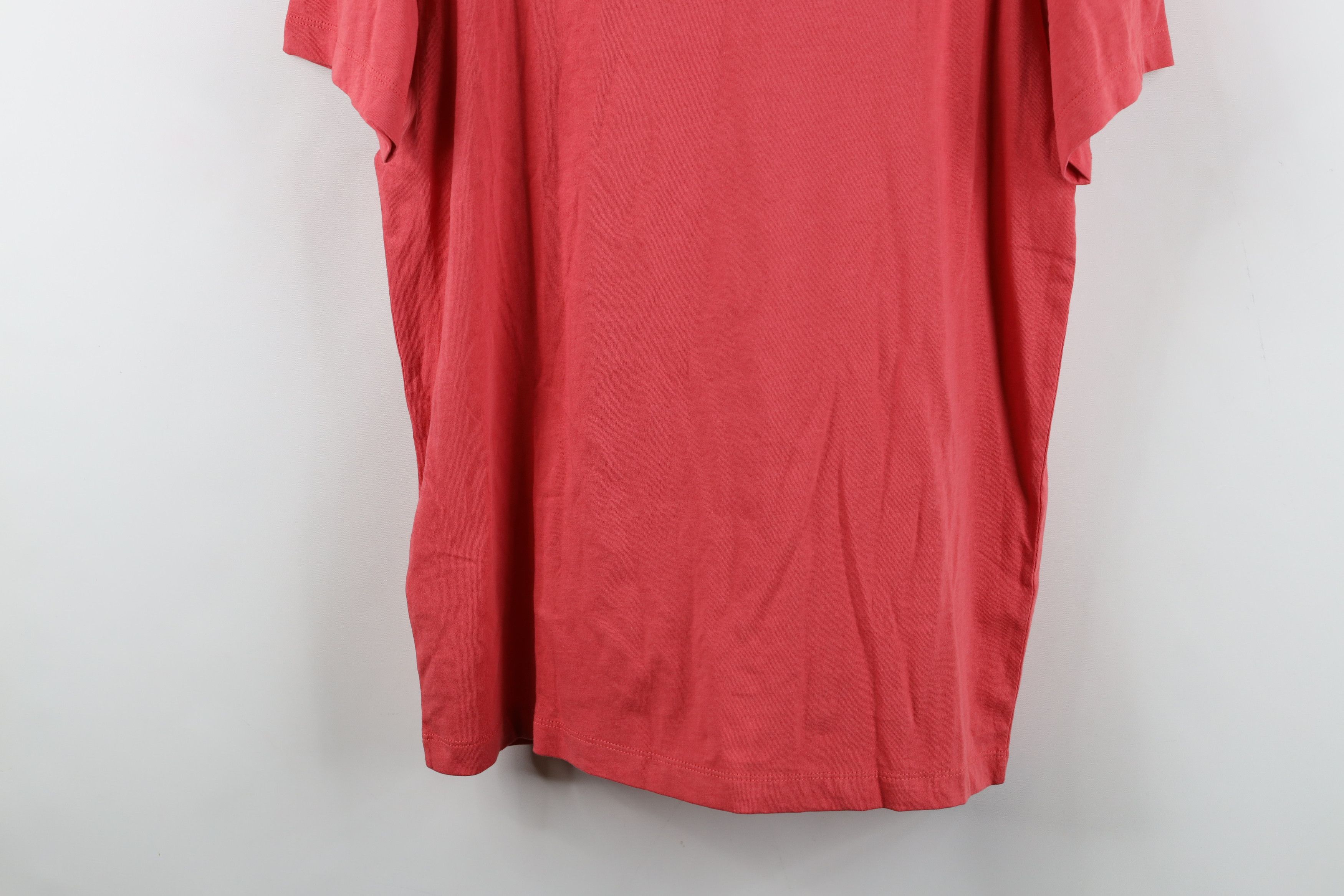 J.Crew New J Crew Stonewash Knit Short Sleeve T-Shirt Red Cotton Size US M / EU 48-50 / 2 - 13 Thumbnail