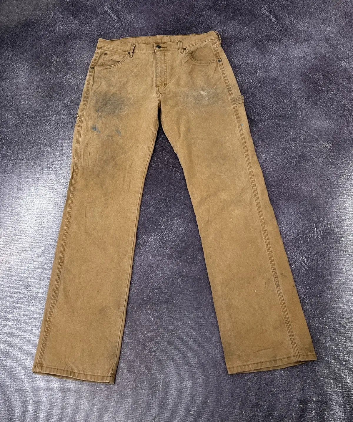 Dickies × Vintage Vintage Dickies Distressed Work Hype Carpenter Pants Size US 34 / EU 50 - 2 Thumbnail