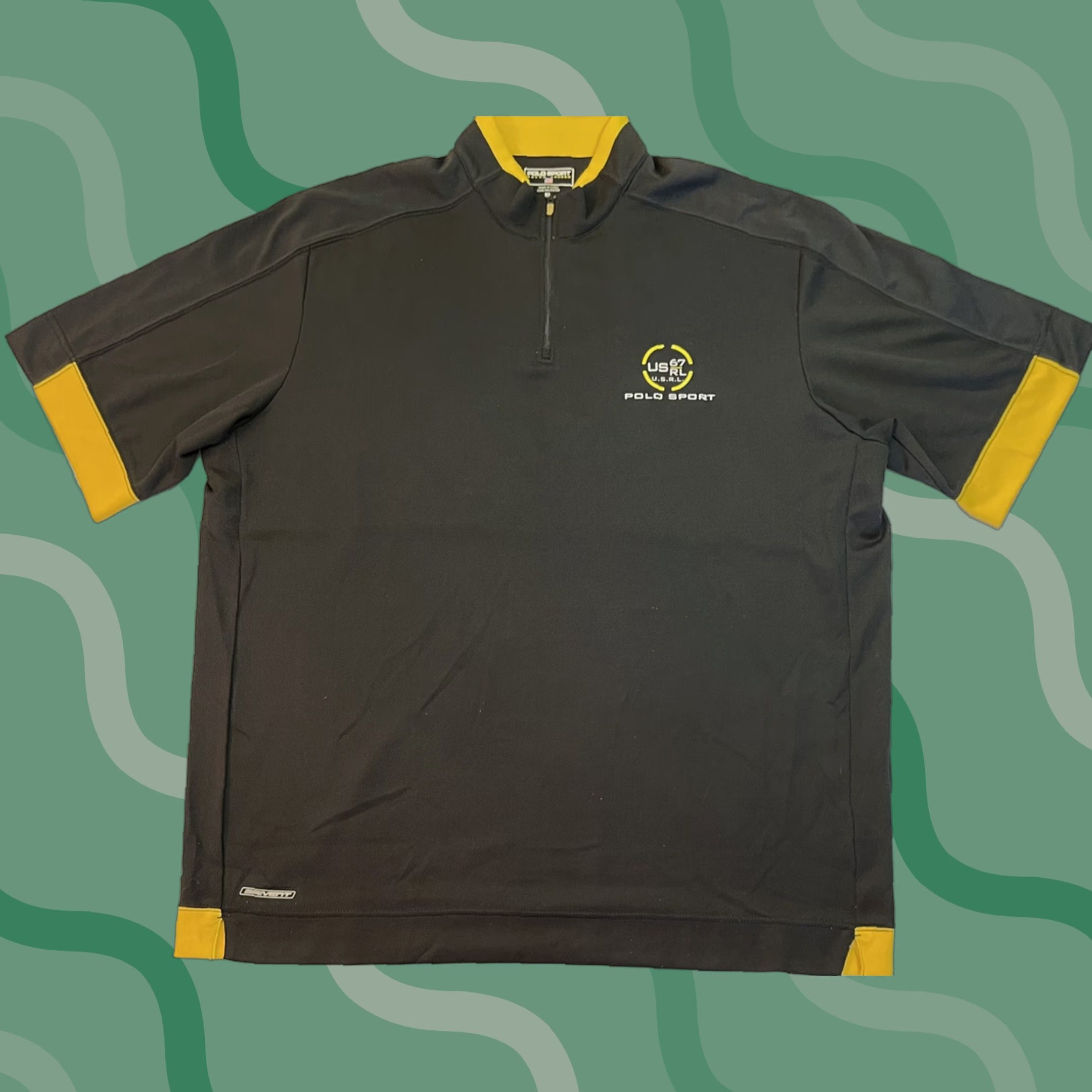 Vintage Ralph Lauren Polo Sport Performance Mens 1/4 Zip Gym Shirt XL Knit Polyester Activewear Regular Size US XL / EU 56 / 4 - 1 Thumbnail