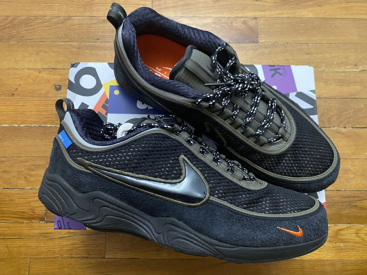 Nike × Undefeated Size 12 - Undefeated x Nike Air Zoom SPIRIDON Khaki Black Size US 12 / EU 45 - 3 Thumbnail