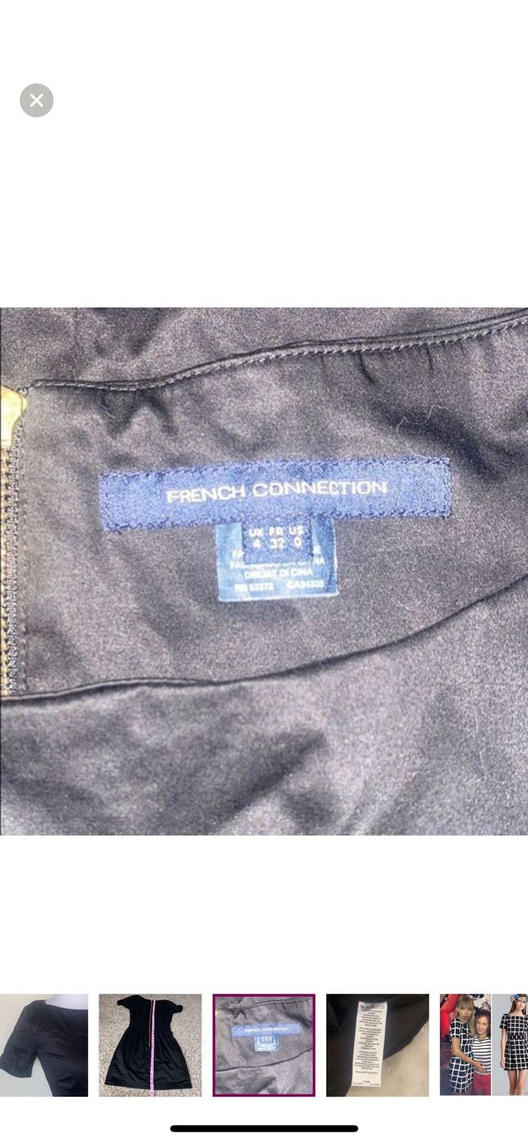 French Connection French connection black Ritchie dress size 0 Size XS / US 0-2 / IT 36-38 - 5 Thumbnail