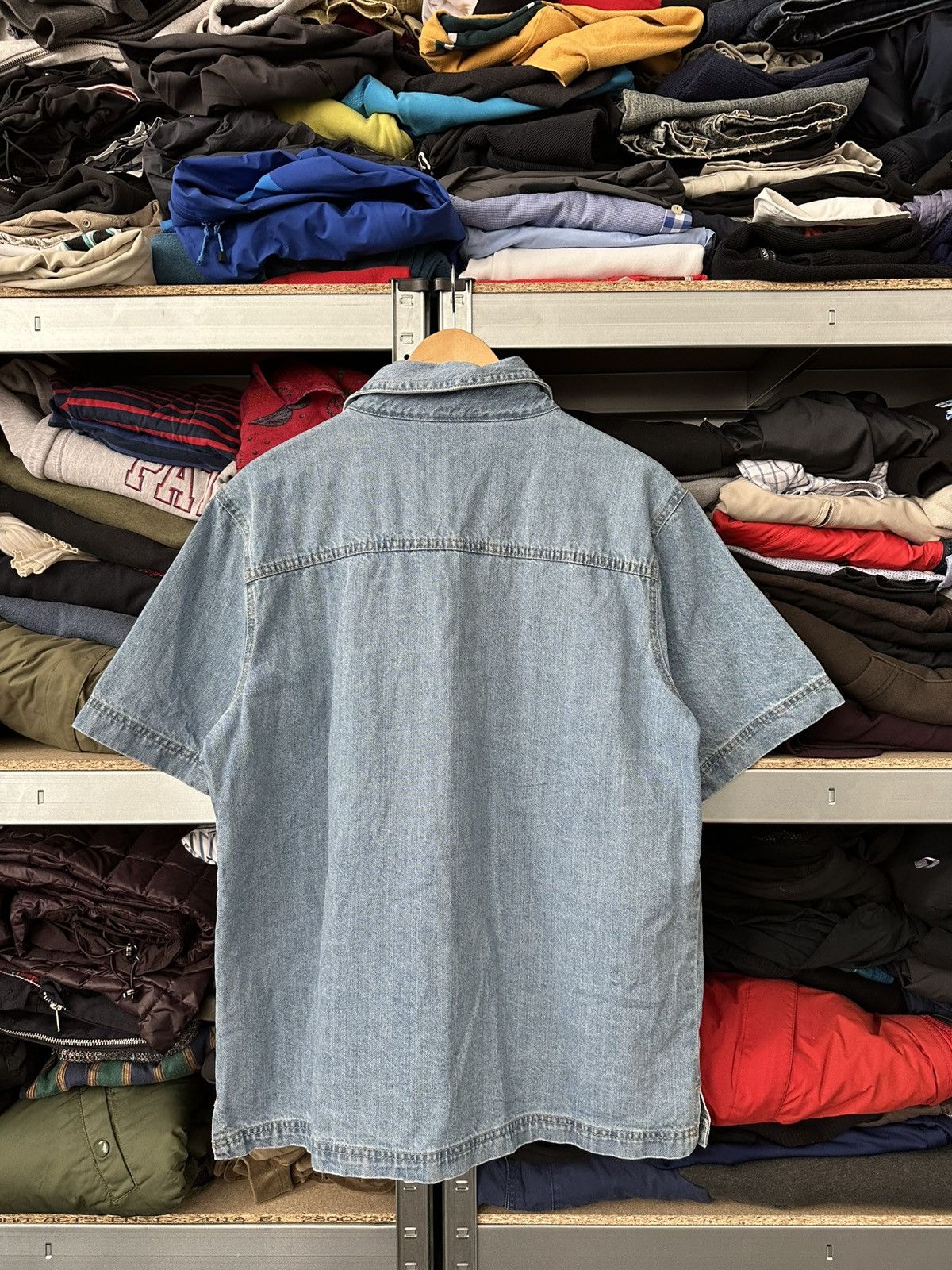 Southpole Vintage Y2K Southpole USA Jeans Blue Denim Button Up Shirt Size US M / EU 48-50 / 2 - 16 Thumbnail