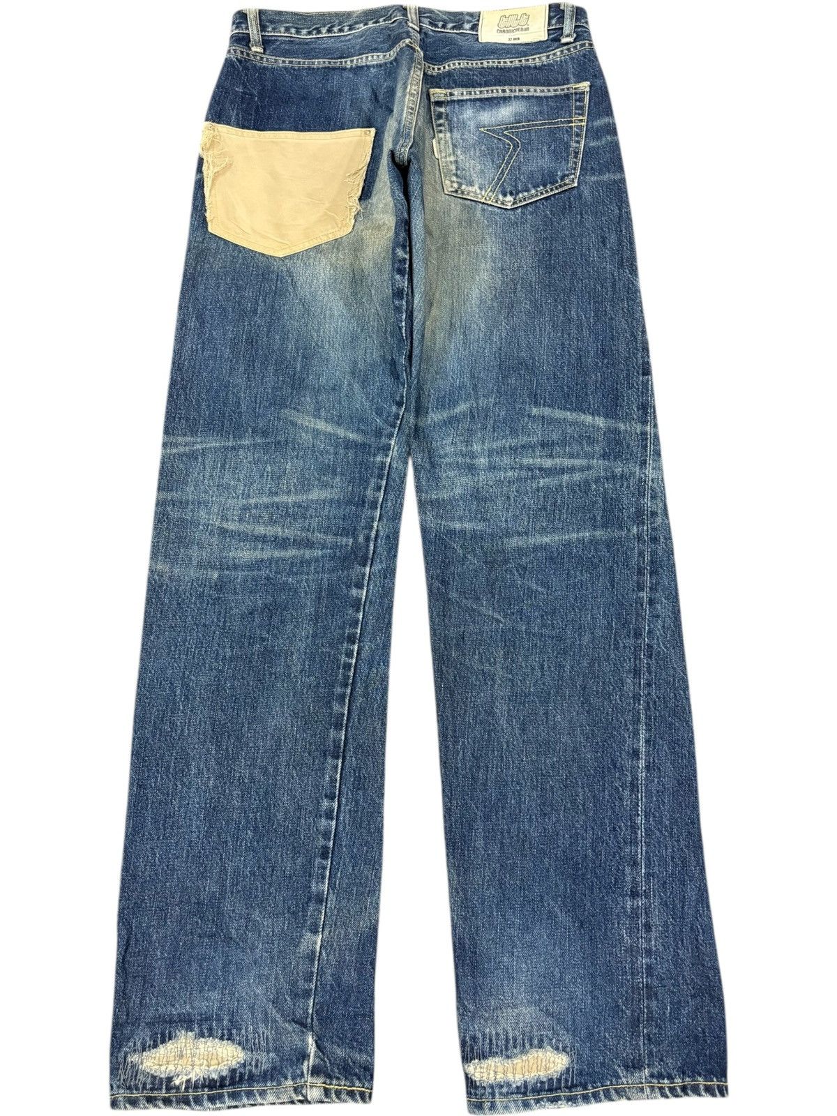 Japanese Brand Vintage Japanese Brand Tilt Mud Wash Baggy Selvedge Jeans Size US 32 / EU 48 - 3 Thumbnail