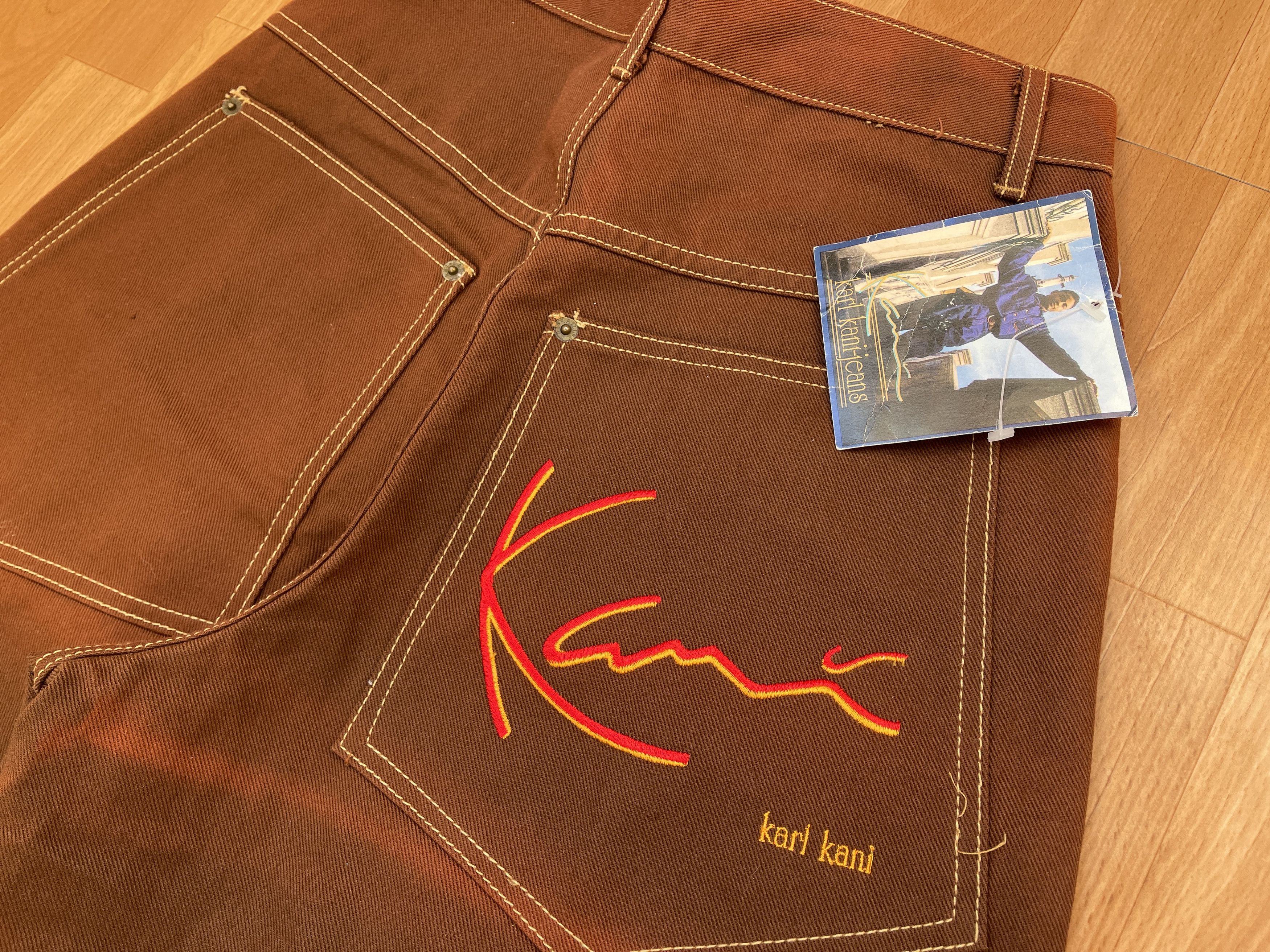 Karl Kani KARL KANI jeans, baggy, vintage Kani jeans, 90s hip hop W 30 Size US 30 / EU 46 - 6 Thumbnail