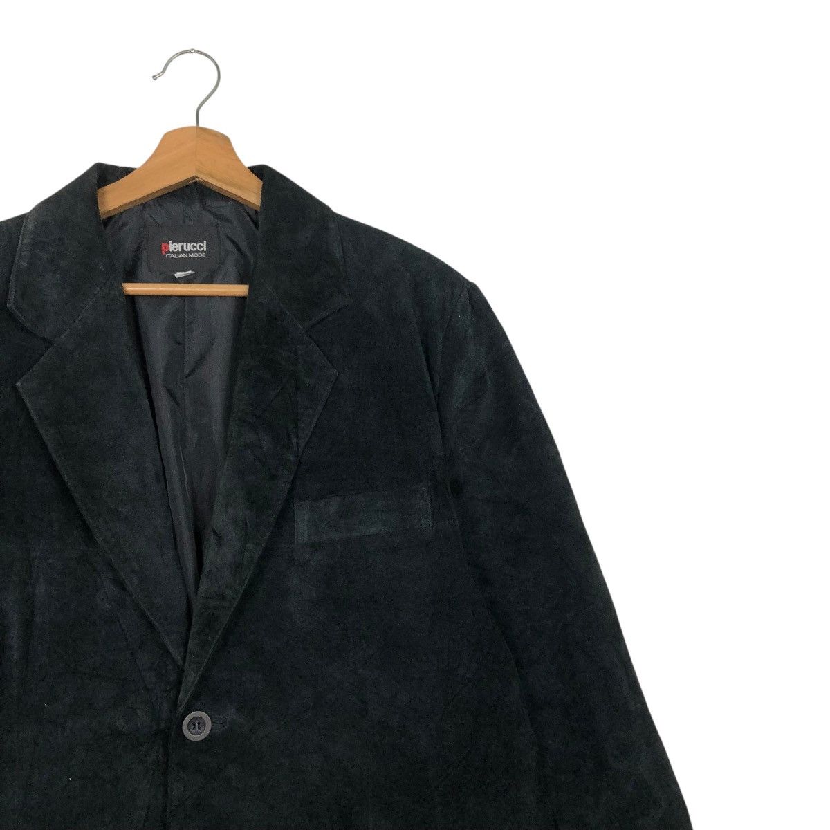 Japanese Brand 🔥VINTAGE SUEDE LEATHER JACKET PIERUCCI ITALIAN ISSEY MIYAKE Size L / US 10 / IT 46 - 8 Thumbnail