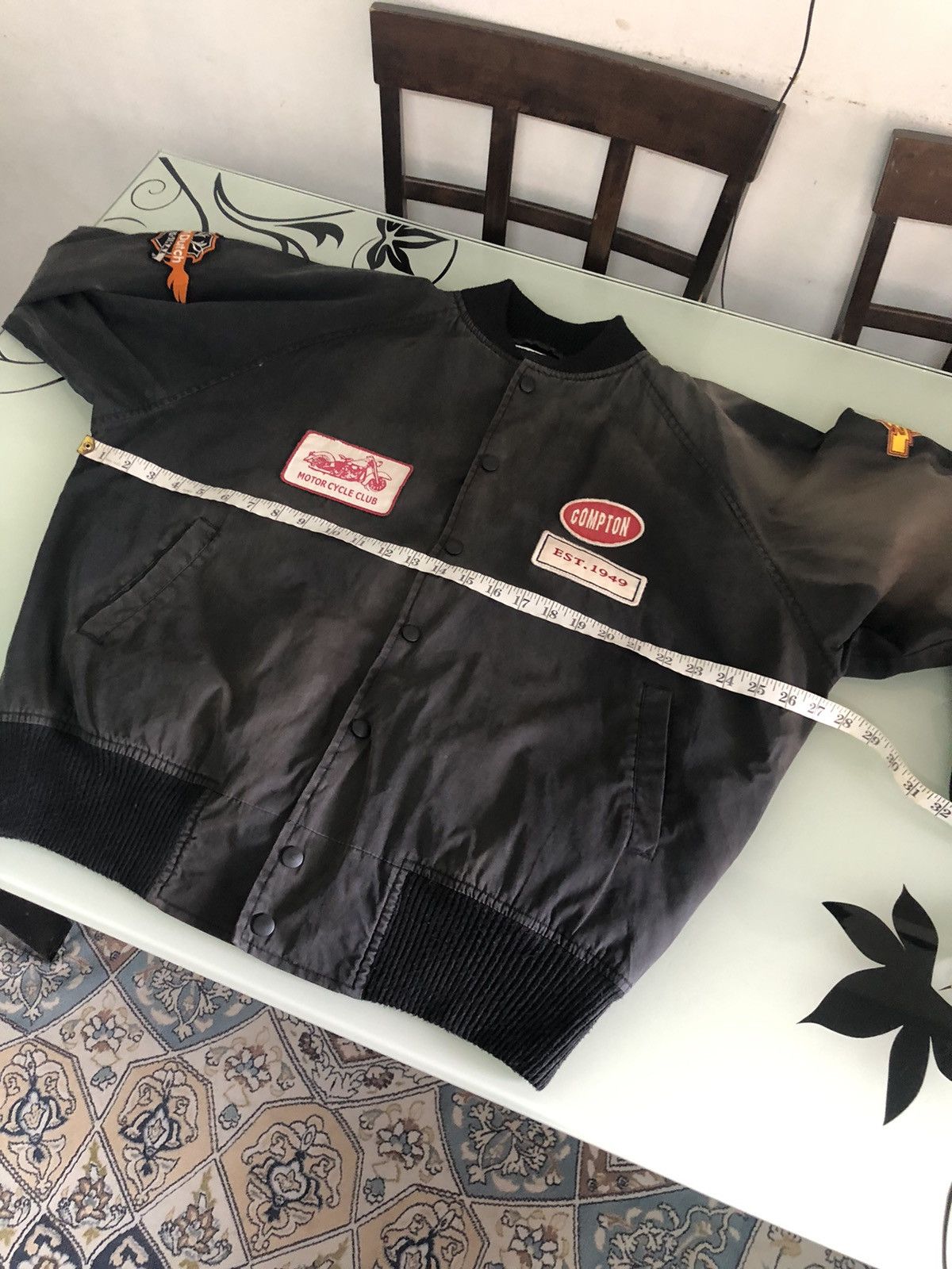 Von Dutch Vintage Von Dutch Big Logo Faded Colour Bomber Jacket Size US L / EU 52-54 / 3 - 22 Thumbnail