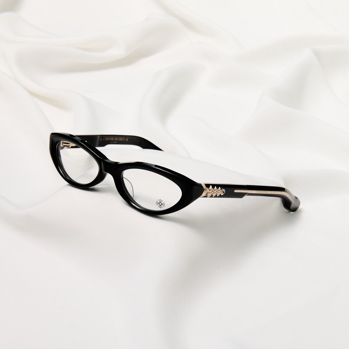 Chrome Hearts CHROME HEARTS BLASTER BLACK/18KGP GLASSES Size ONE SIZE - 1 Thumbnail