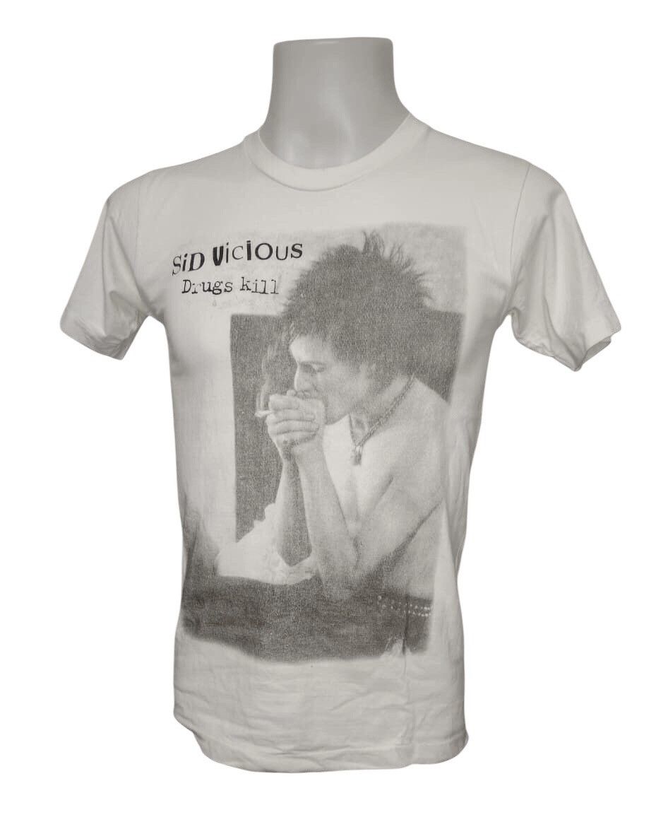Band Tees Drugs kill - RIP Sid vicious t-shirt Size US S / EU 44-46 / 1 - 1 Thumbnail